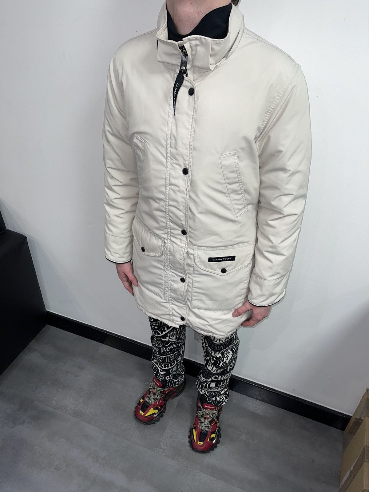 Canada Goose Archive! Canada Goose White Duck Down Expedition Jacket Size US M / EU 48-50 / 2 - 8 Thumbnail