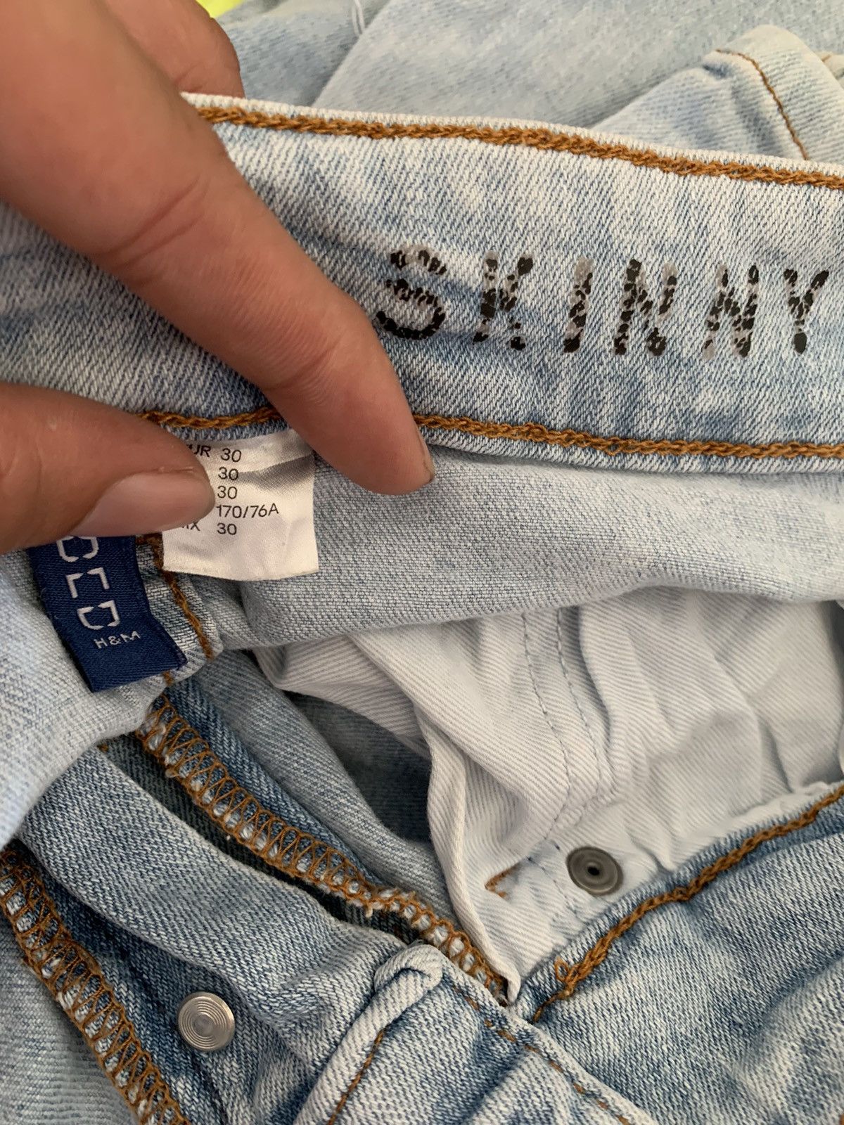 Other H&M Skinny Distressed Biker Denim Size US 29 - 13 Thumbnail
