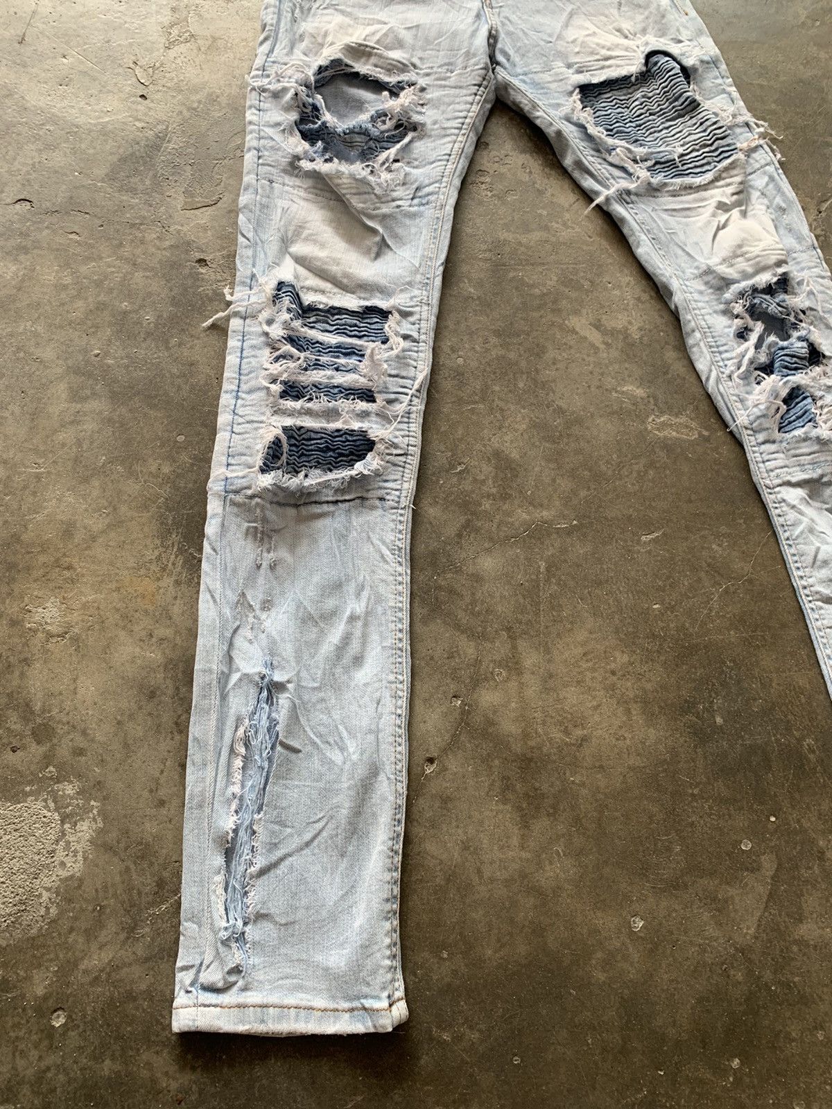 Other H&M Skinny Distressed Biker Denim Size US 29 - 5 Thumbnail