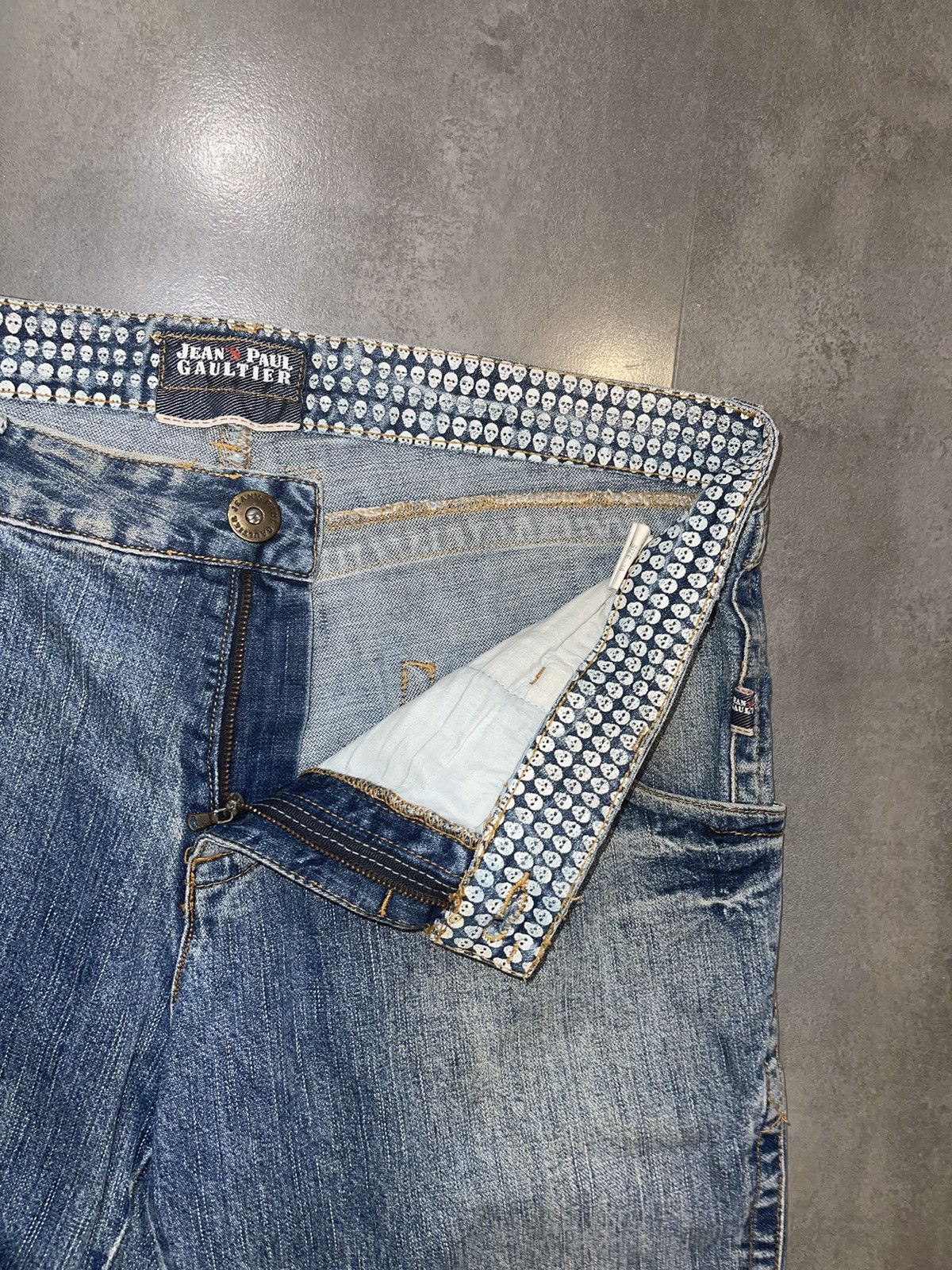Jean Paul Gaultier Vintage Jean Paul Gaultier Light Indigo Denim Pants Size US 36 / EU 52 - 15 Thumbnail