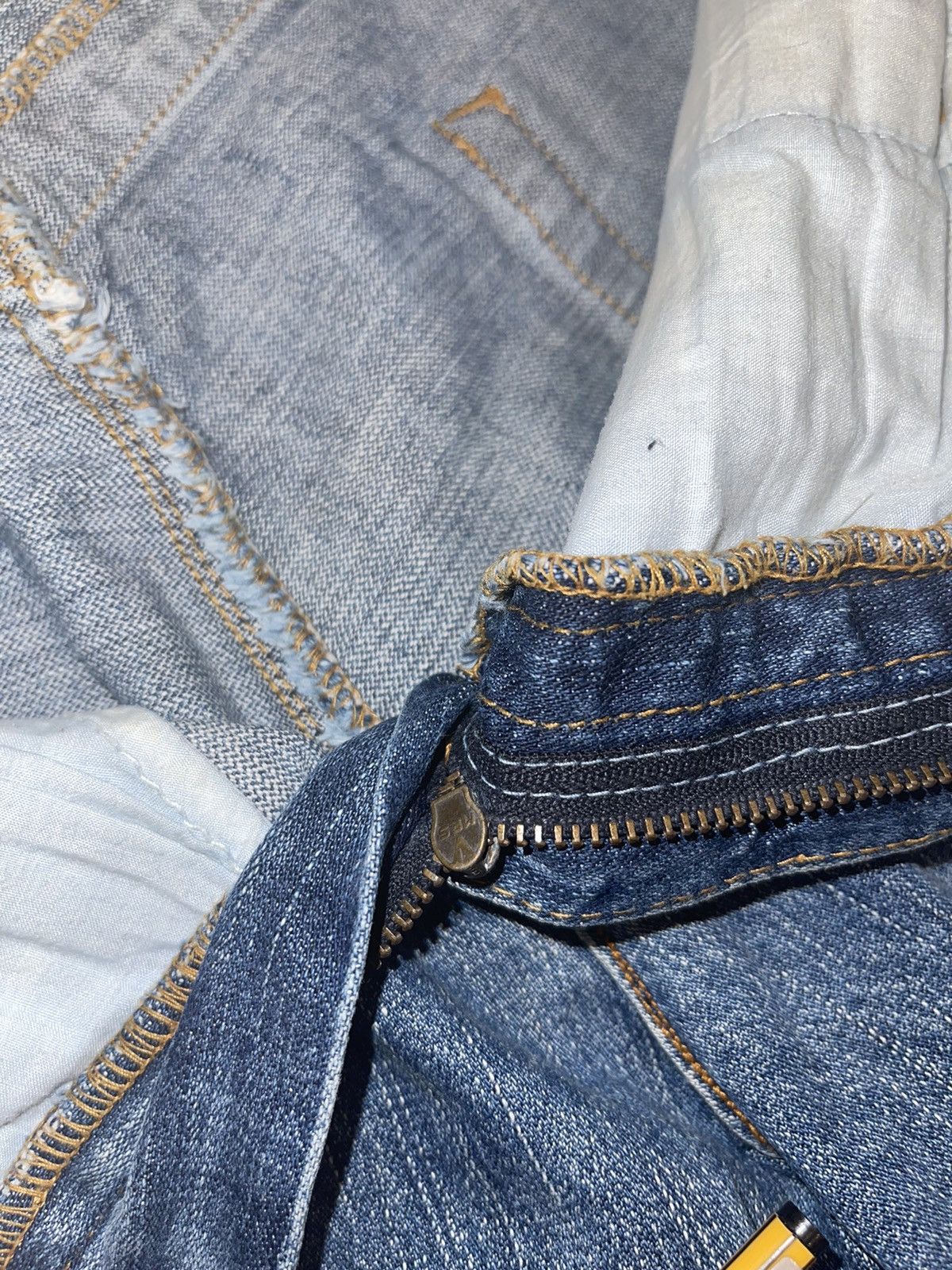 Jean Paul Gaultier Vintage Jean Paul Gaultier Light Indigo Denim Pants Size US 36 / EU 52 - 13 Thumbnail