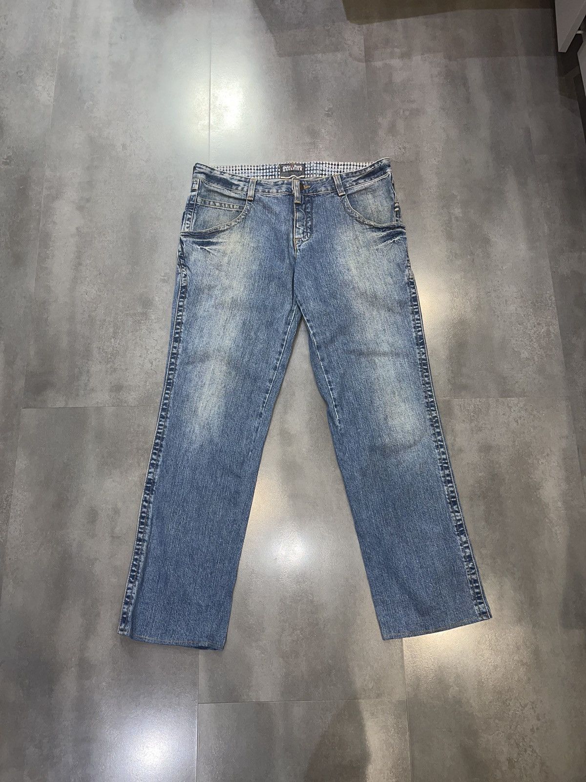 Jean Paul Gaultier Vintage Jean Paul Gaultier Light Indigo Denim Pants Size US 36 / EU 52 - 1 Thumbnail