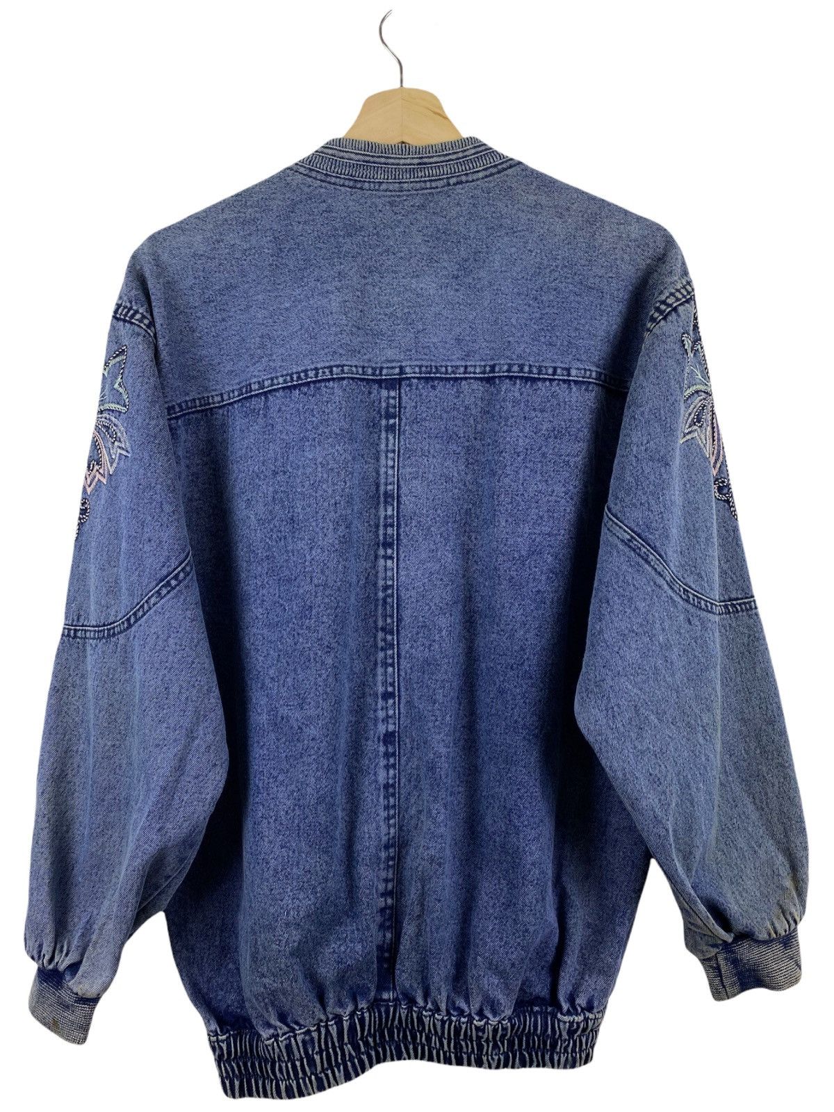 Japanese Brand × Vintage VINTAGE JAPANESE CUSTOM MADE DENIM CARDIGAN DESIGN Size US M / EU 48-50 / 2 - 6 Thumbnail