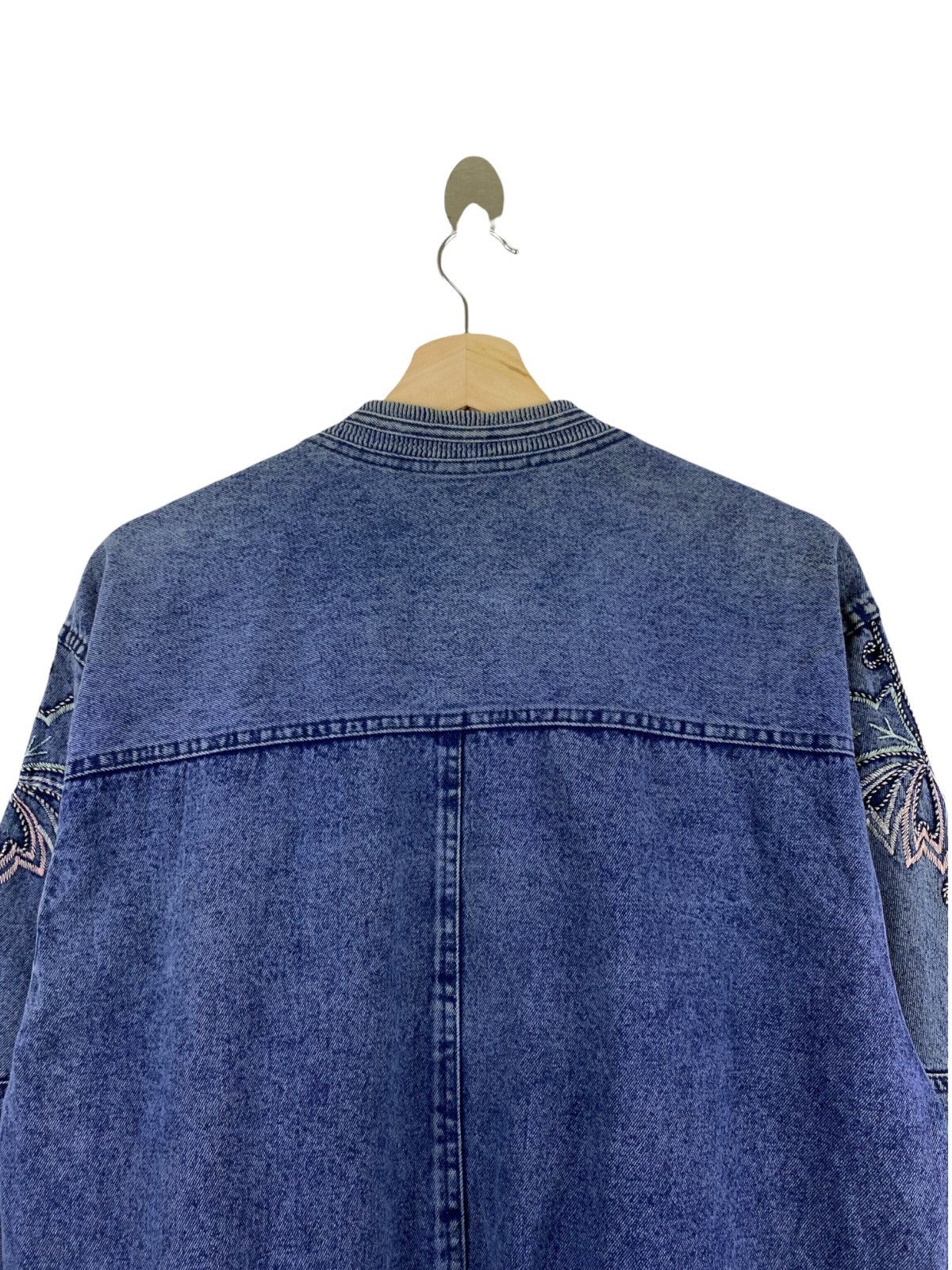 Japanese Brand × Vintage VINTAGE JAPANESE CUSTOM MADE DENIM CARDIGAN DESIGN Size US M / EU 48-50 / 2 - 10 Thumbnail