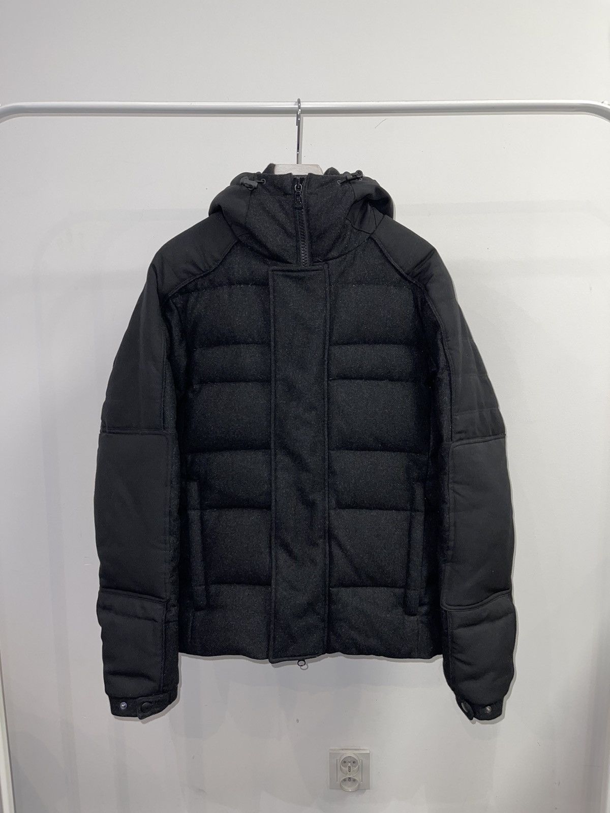 Jil Sander Jil Sander X Uniqlo Padded Wool Black Down Jacket Size US S / EU 44-46 / 1 - 1 Thumbnail