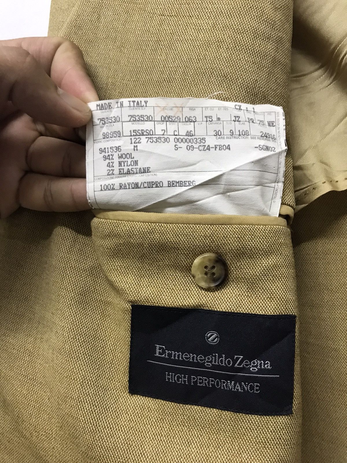 Ermenegildo Zegna ❗️Ermenegildo Zegna High Performance Single Breasted Blazer Size US M / EU 48-50 / 2 - 6 Thumbnail