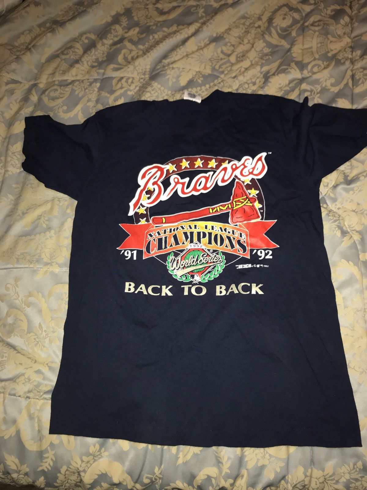 1992 Atlanta Braves NL Champions T-Shirt –