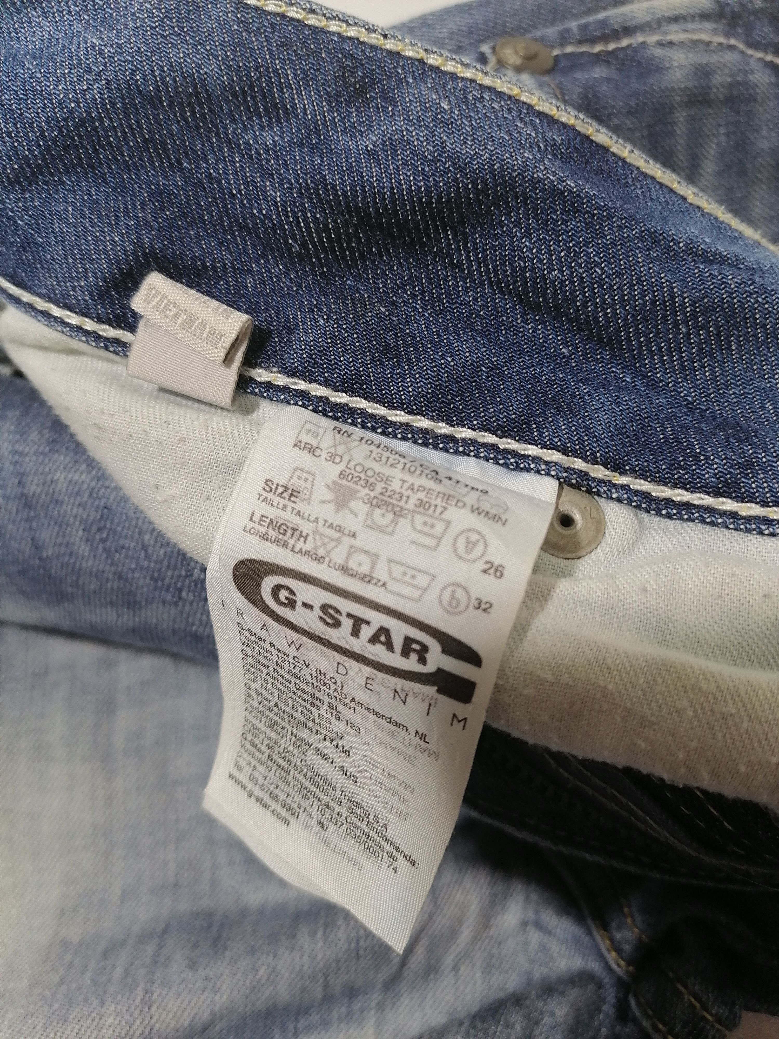 G-Star G-Star Raw Denim Jeans Size US 33 - 6 Thumbnail