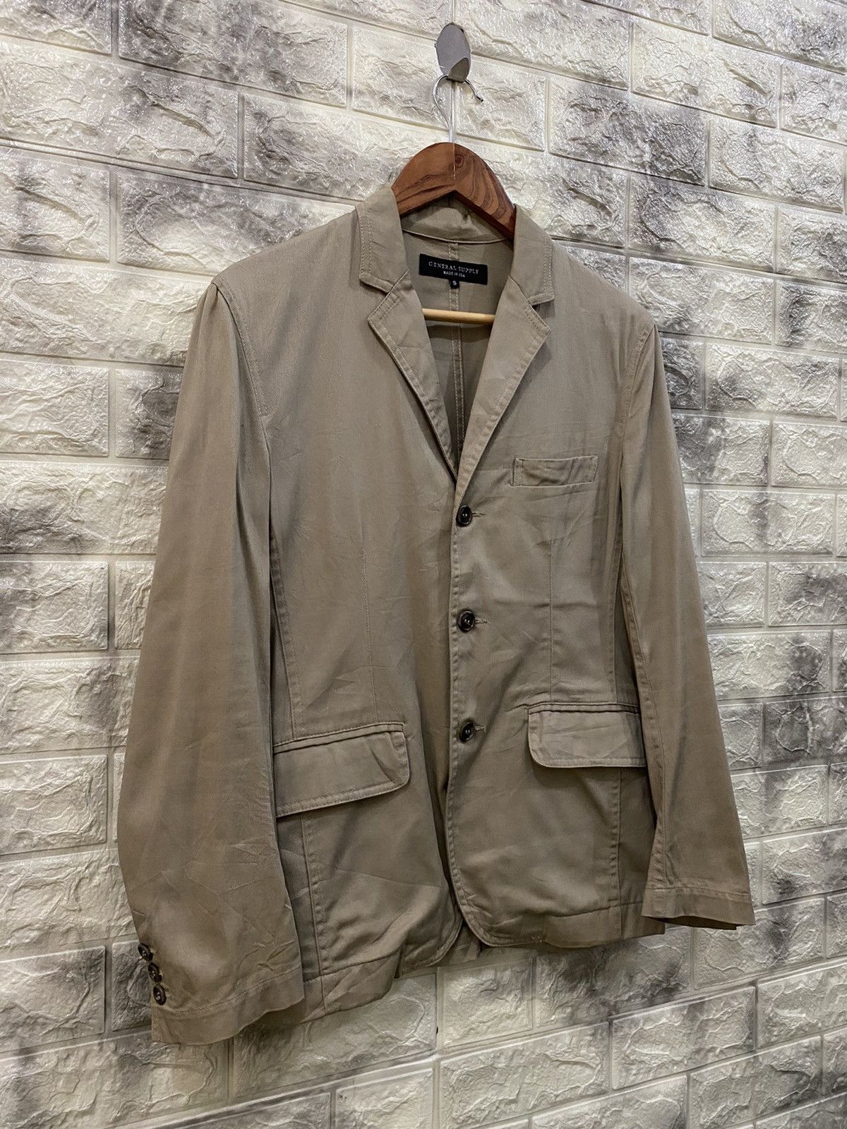 General Research × Japanese Brand General supply cotton fabric jacket Size US S / EU 44-46 / 1 - 3 Thumbnail