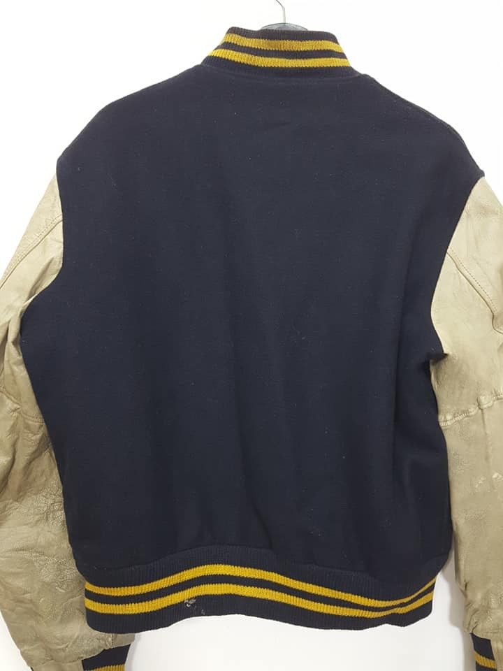 Golden Bear Vtg. Golden Bear Quilted Leather Wool Varsity Jacket Size US L / EU 52-54 / 3 - 8 Thumbnail