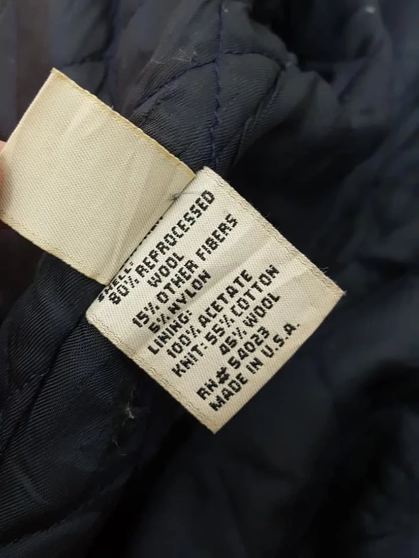 Golden Bear Vtg. Golden Bear Quilted Leather Wool Varsity Jacket Size US L / EU 52-54 / 3 - 16 Thumbnail