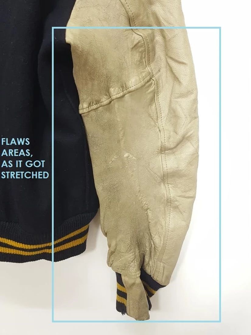 Golden Bear Vtg. Golden Bear Quilted Leather Wool Varsity Jacket Size US L / EU 52-54 / 3 - 19 Thumbnail