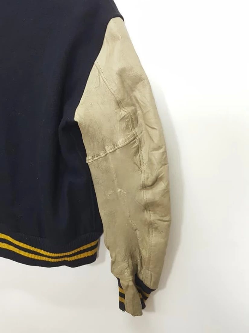 Golden Bear Vtg. Golden Bear Quilted Leather Wool Varsity Jacket Size US L / EU 52-54 / 3 - 9 Thumbnail