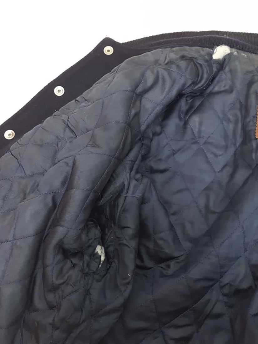 Golden Bear Vtg. Golden Bear Quilted Leather Wool Varsity Jacket Size US L / EU 52-54 / 3 - 11 Thumbnail