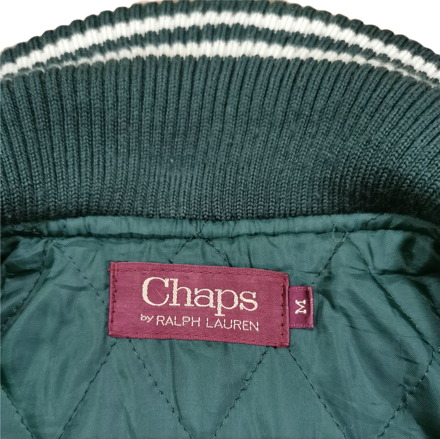 Chaps Ralph Lauren Chaps By Ralph Lauren Leather Wool Varsity Jacket Size US M / EU 48-50 / 2 - 18 Thumbnail