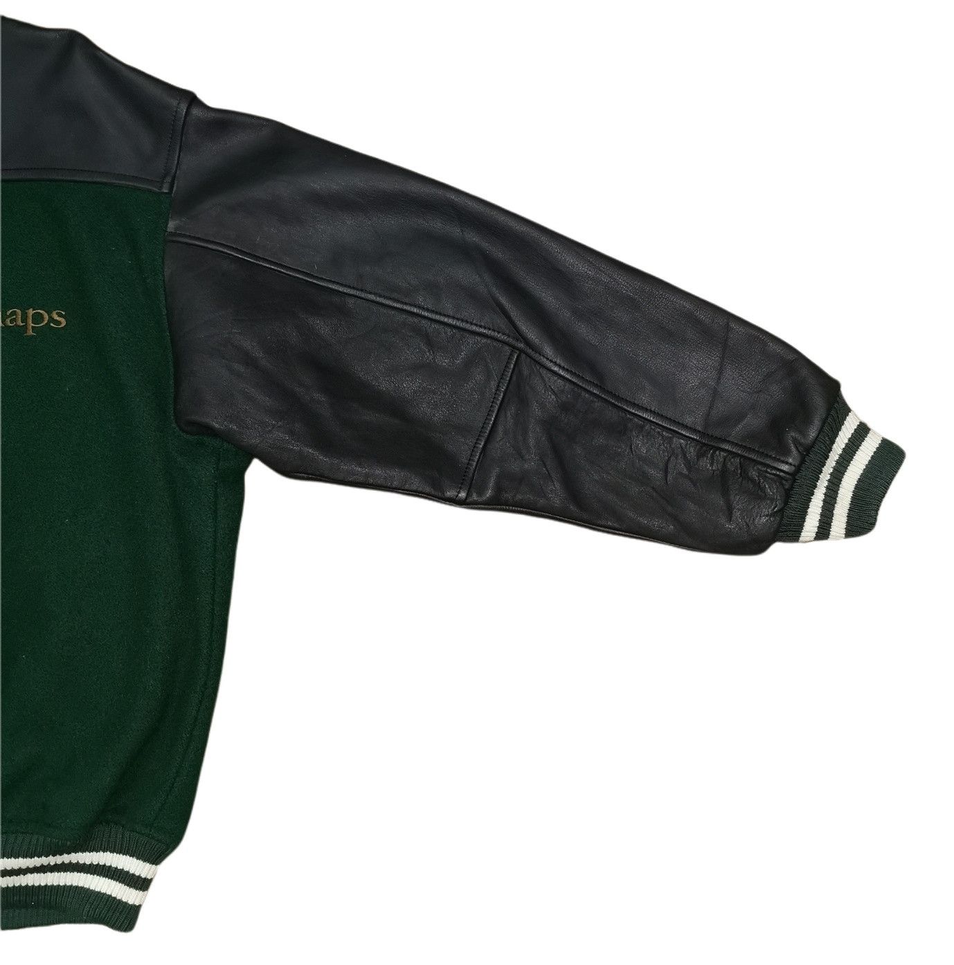 Chaps Ralph Lauren Chaps By Ralph Lauren Leather Wool Varsity Jacket Size US M / EU 48-50 / 2 - 10 Thumbnail
