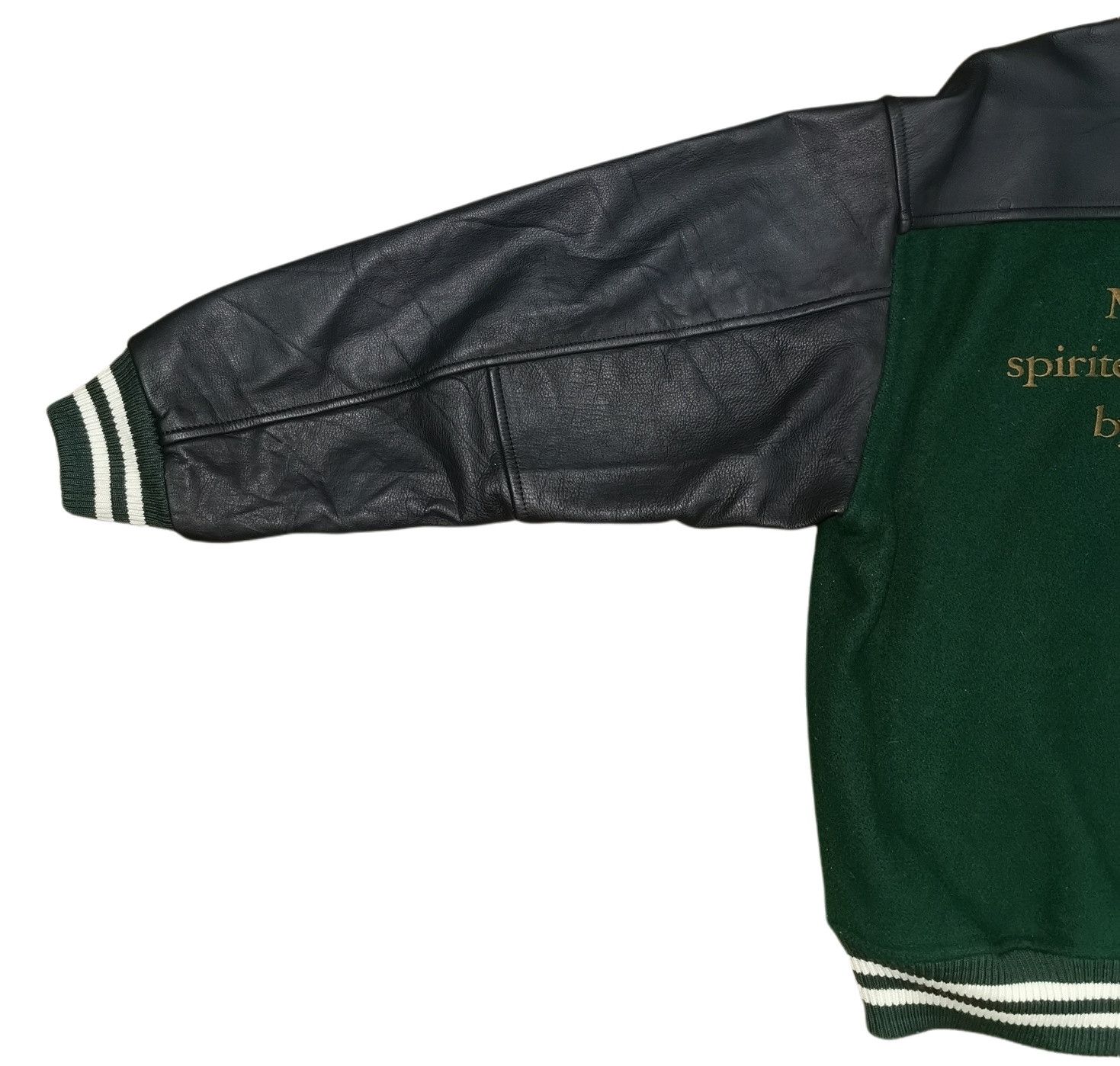 Chaps Ralph Lauren Chaps By Ralph Lauren Leather Wool Varsity Jacket Size US M / EU 48-50 / 2 - 11 Thumbnail