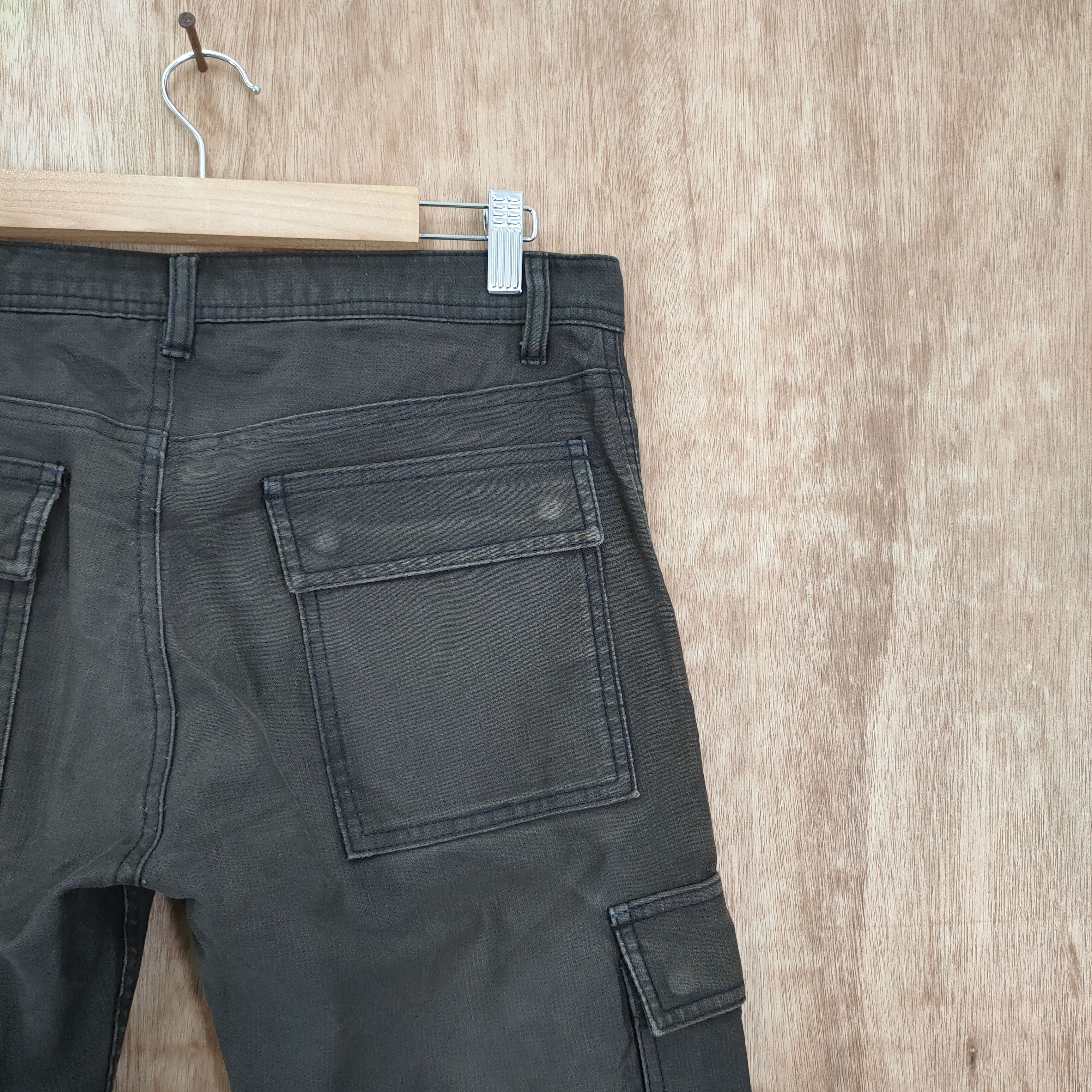 Japanese Brand VINTAGE PLUS ONE FADED BROWN CARGO PANTS Size US 30 / EU 46 - 11 Thumbnail