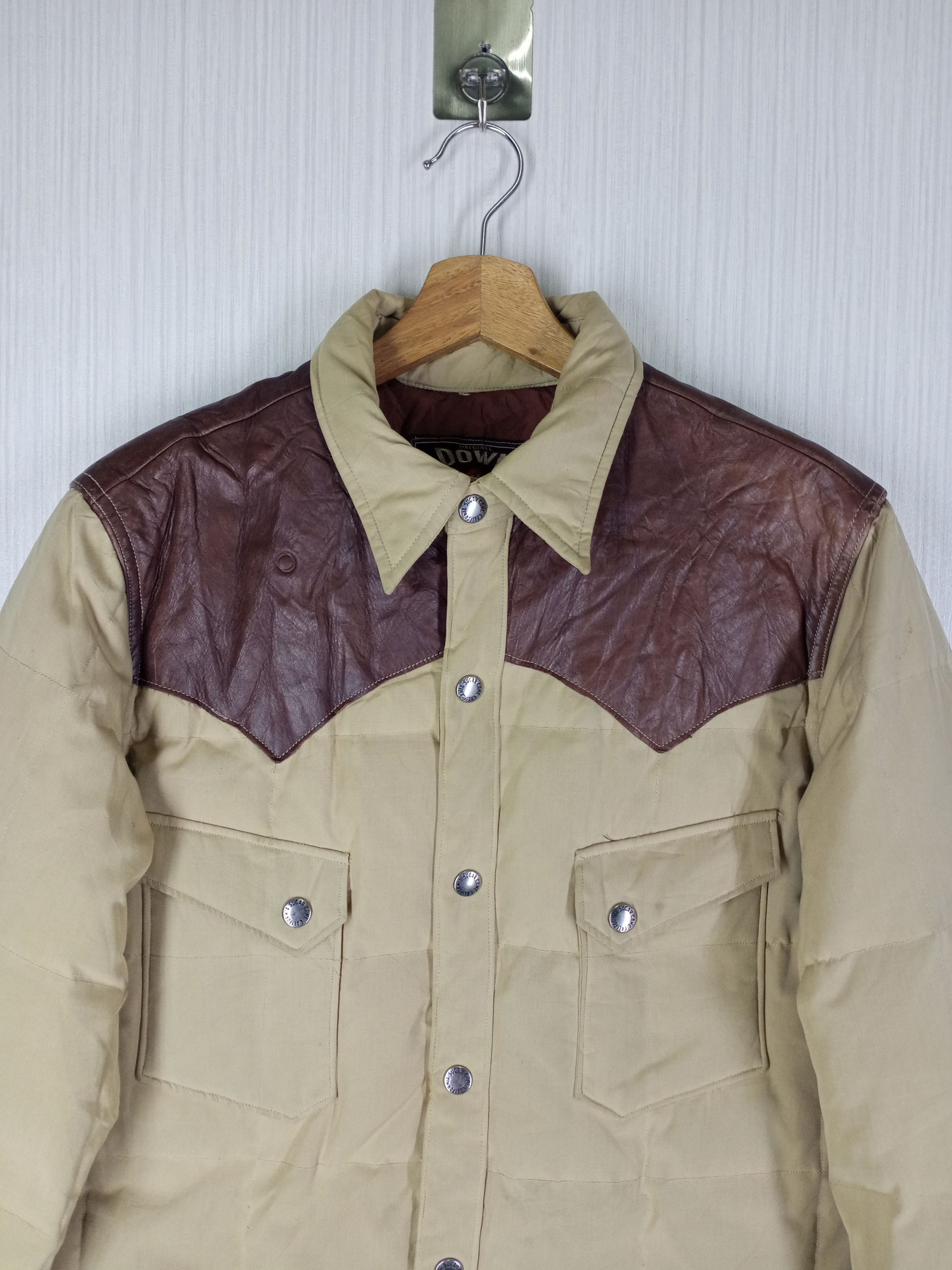 Sugar Cane SUGAR CANE LEATHER YORK DOWN JACKET Size US M / EU 48-50 / 2 - 2 Thumbnail