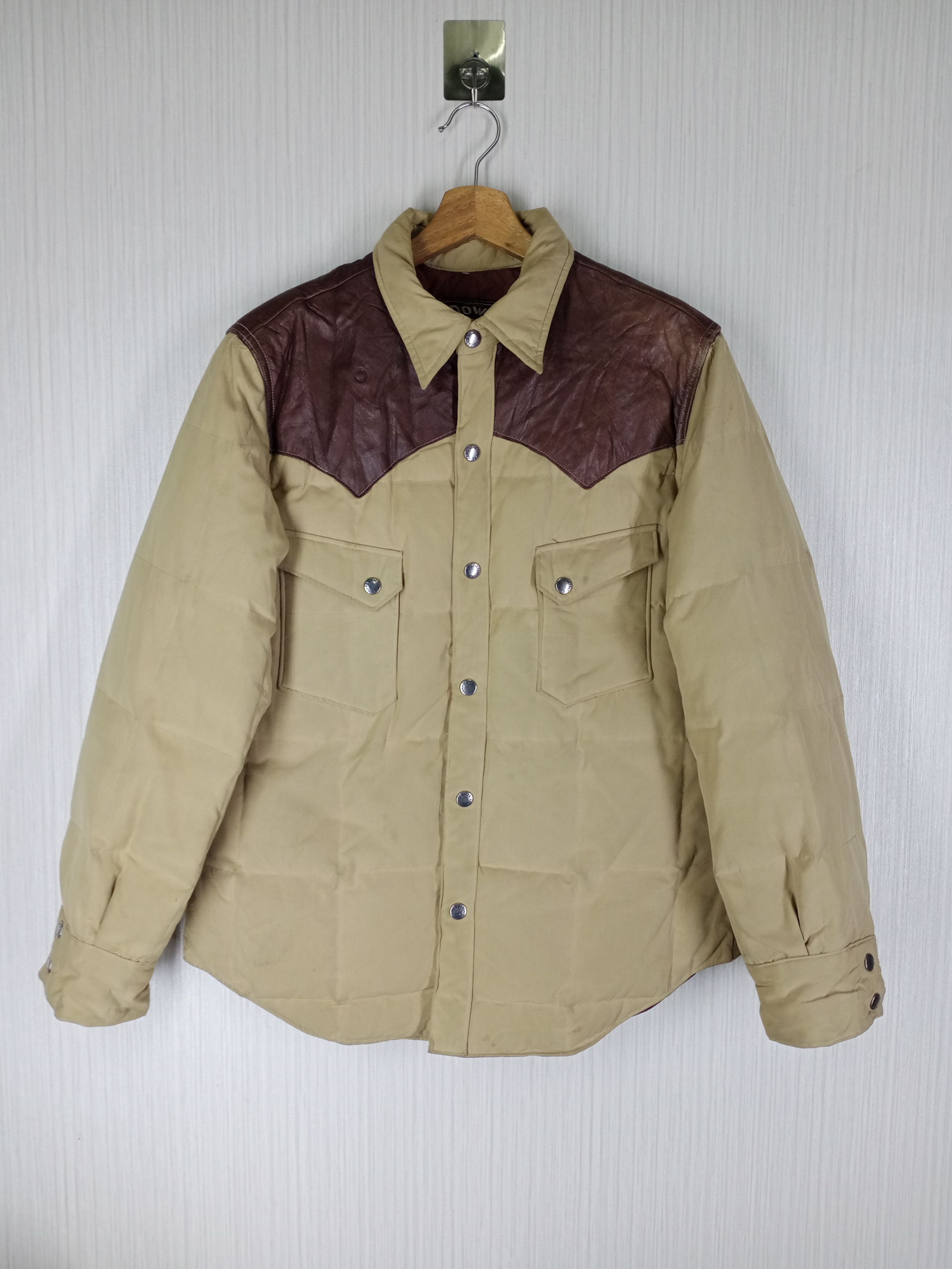 Sugar Cane SUGAR CANE LEATHER YORK DOWN JACKET Size US M / EU 48-50 / 2 - 1 Thumbnail