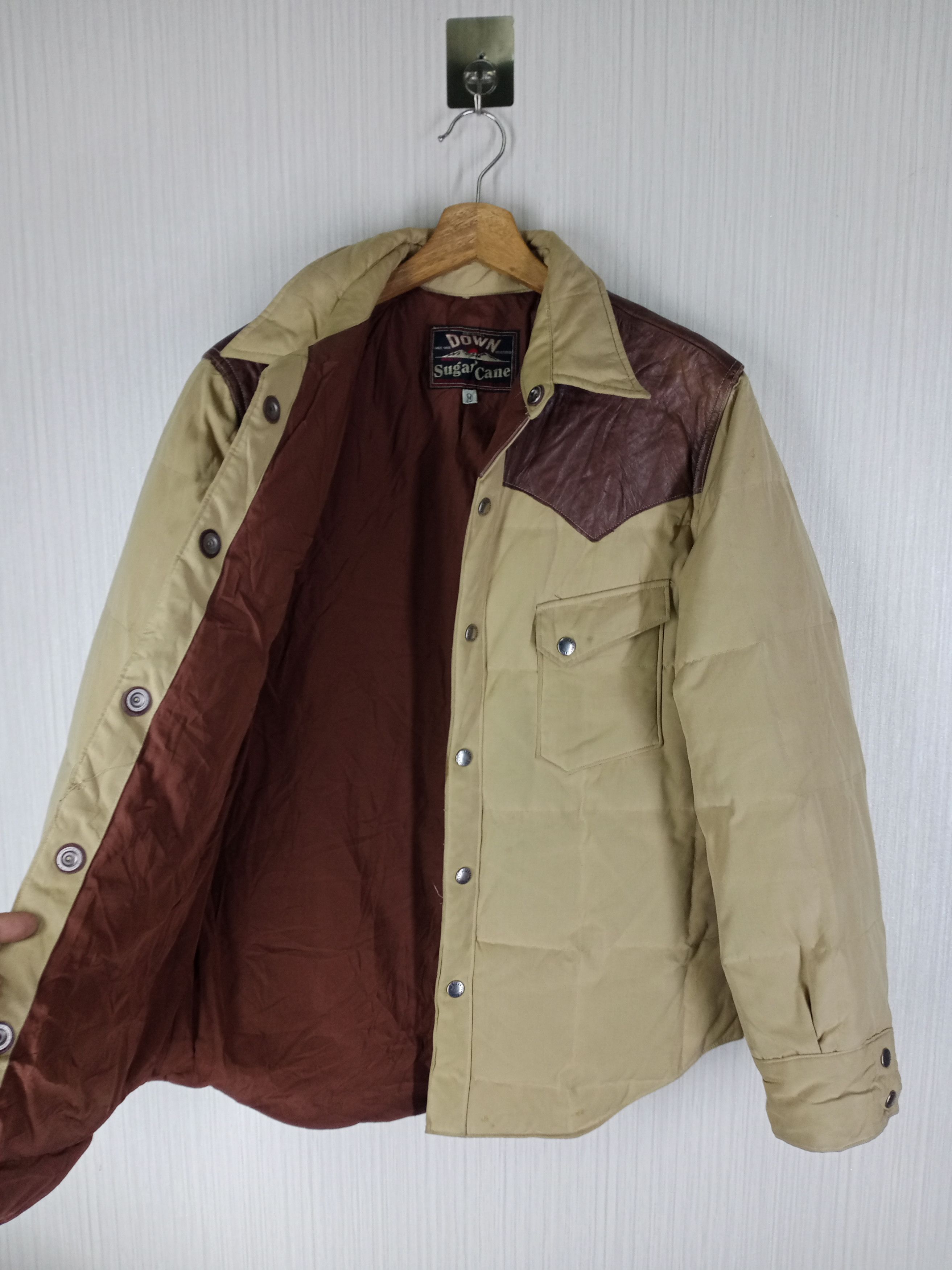 Sugar Cane SUGAR CANE LEATHER YORK DOWN JACKET Size US M / EU 48-50 / 2 - 3 Thumbnail