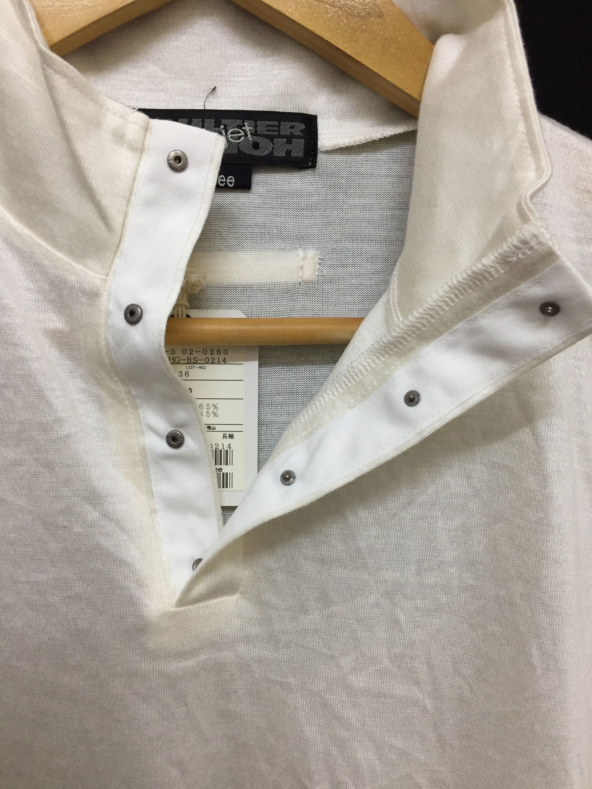 Jean Paul Gaultier 90’s JPG irreversible Mesh snap button rayon acrylic Size US M / EU 48-50 / 2 - 5 Thumbnail