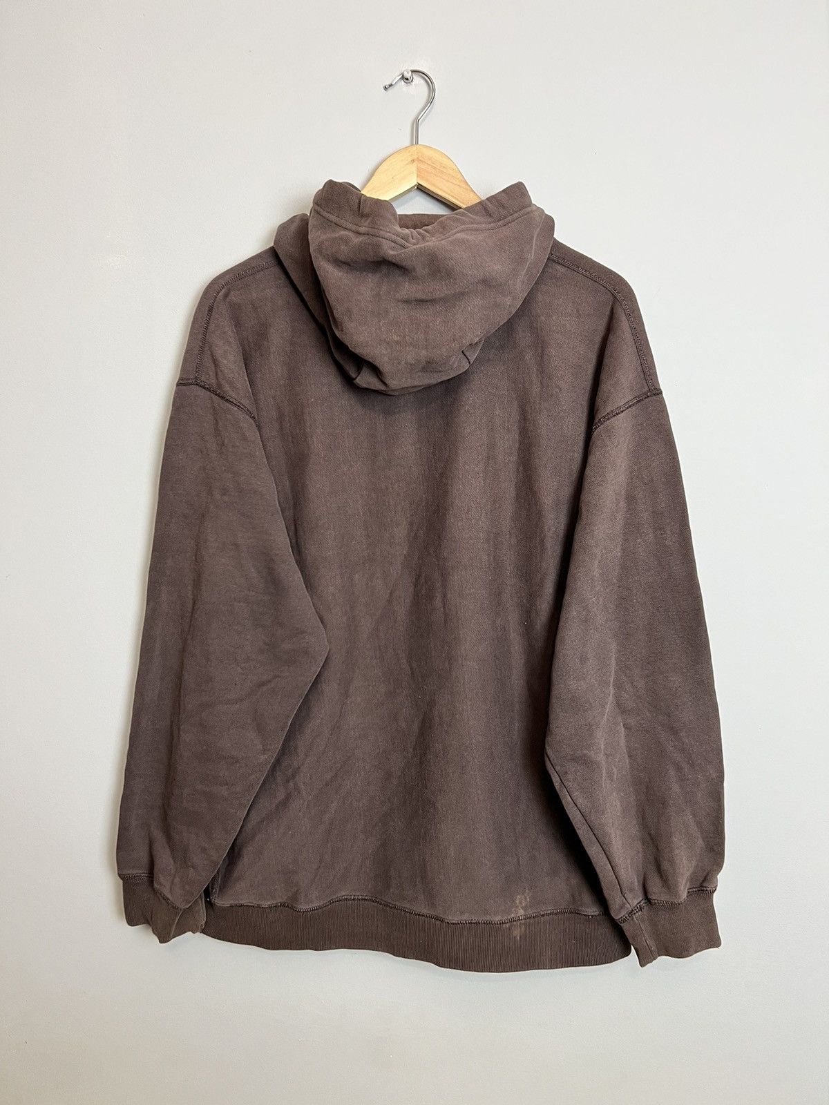 Gap Rare Vintage Y2K Gap Brown Washed Hoodie Travis Scott Vibe Size US L / EU 52-54 / 3 - 2 Thumbnail