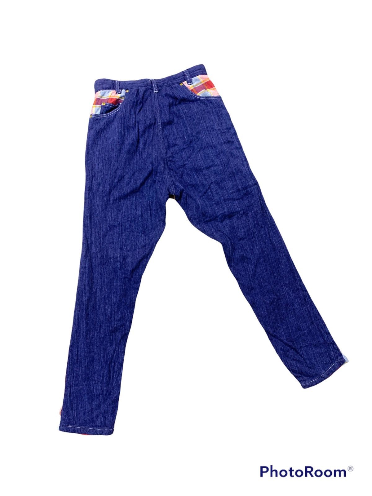 Issey Miyake × mercibeaucoup MERCIBEAUCOUP LOW CROTCH RAYON BLEND PANTS Size US 29 - 2 Thumbnail