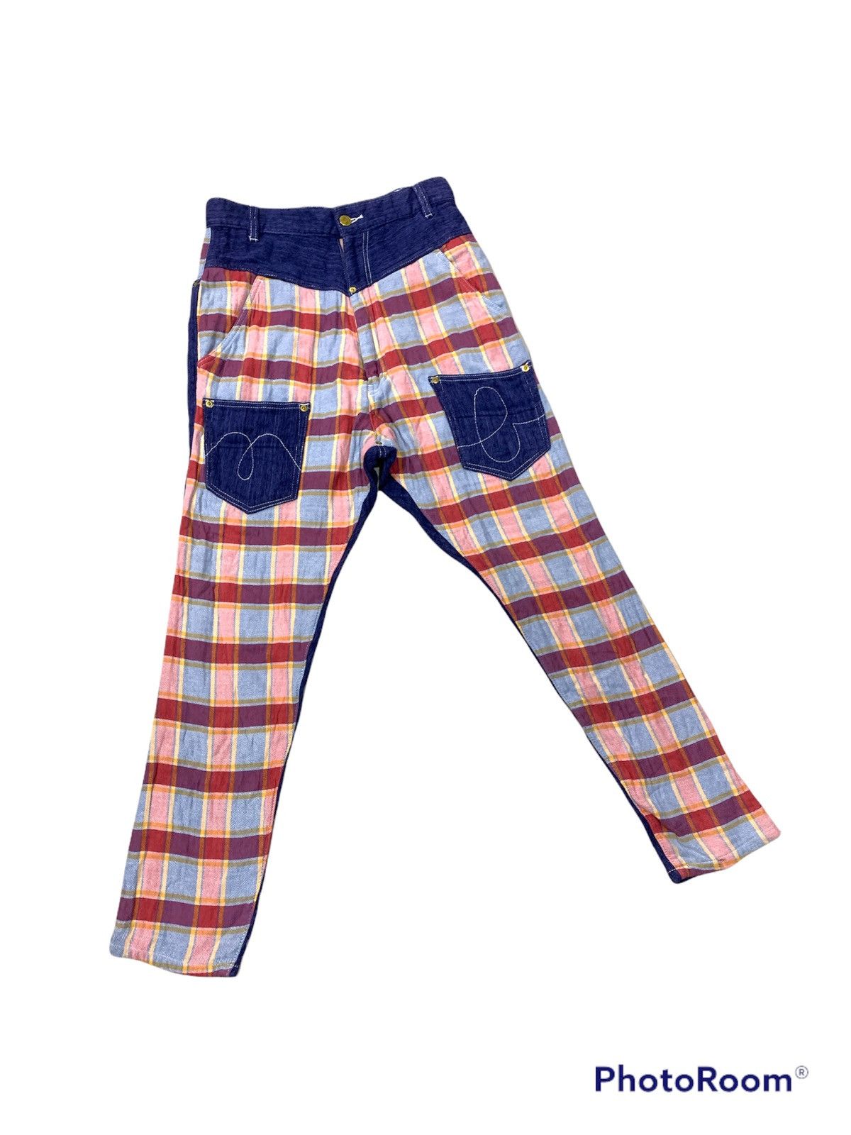 Issey Miyake × mercibeaucoup MERCIBEAUCOUP LOW CROTCH RAYON BLEND PANTS Size US 29 - 1 Thumbnail