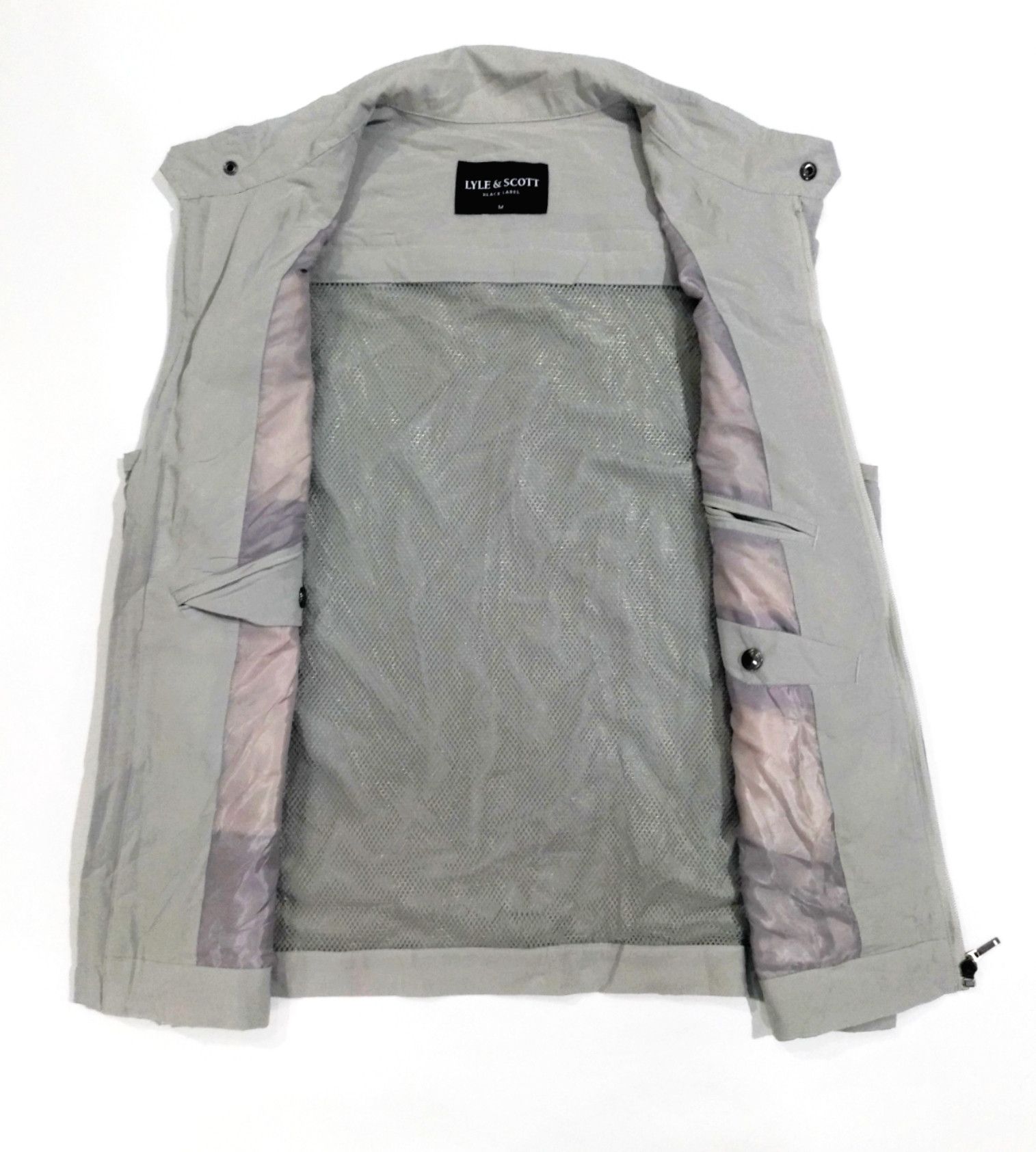Black Label × Designer × Lyle & Scott RARE! LYLE & SCOTT TACTICAL MULTI POCKET VEST Size US M / EU 48-50 / 2 - 2 Thumbnail