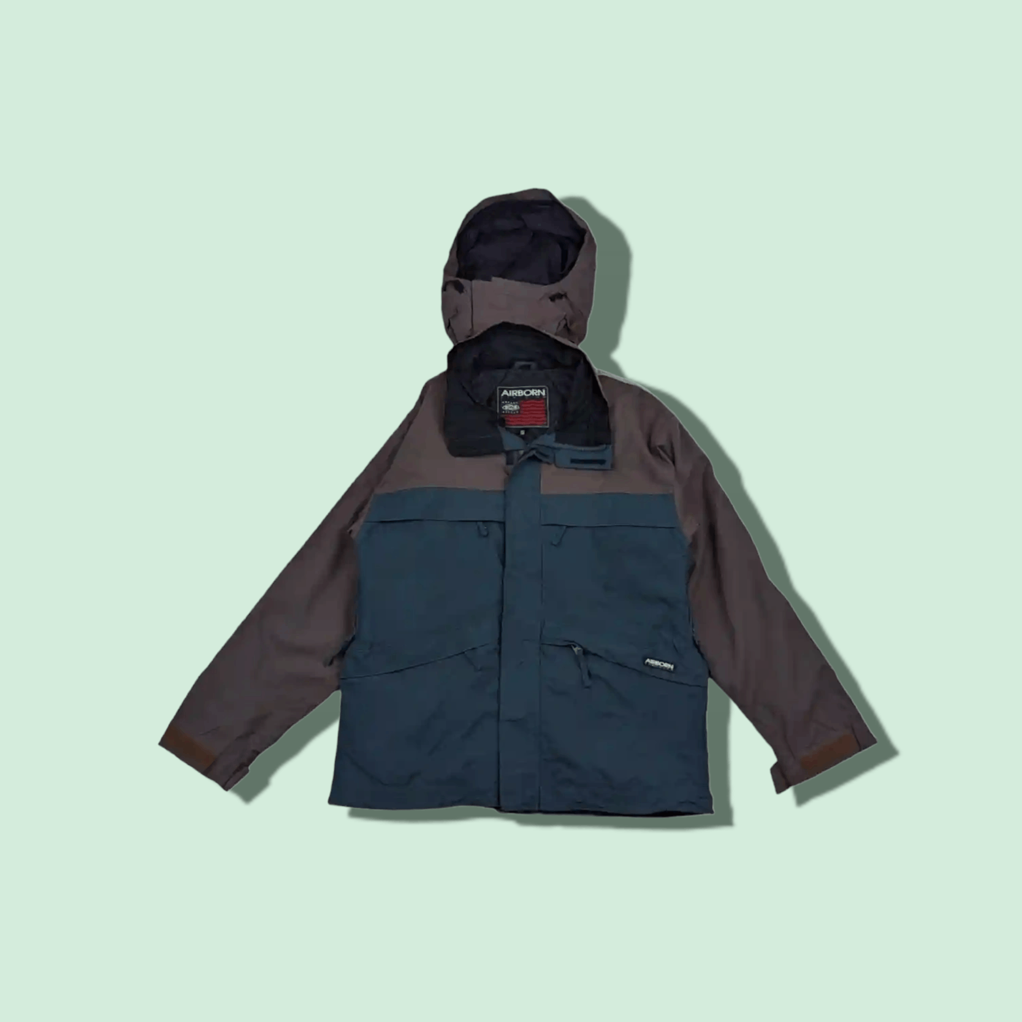 Japanese Brand AIRBORN Snowboard Ski Windbreaker Jacket Size US S / EU 44-46 / 1 - 1 Thumbnail