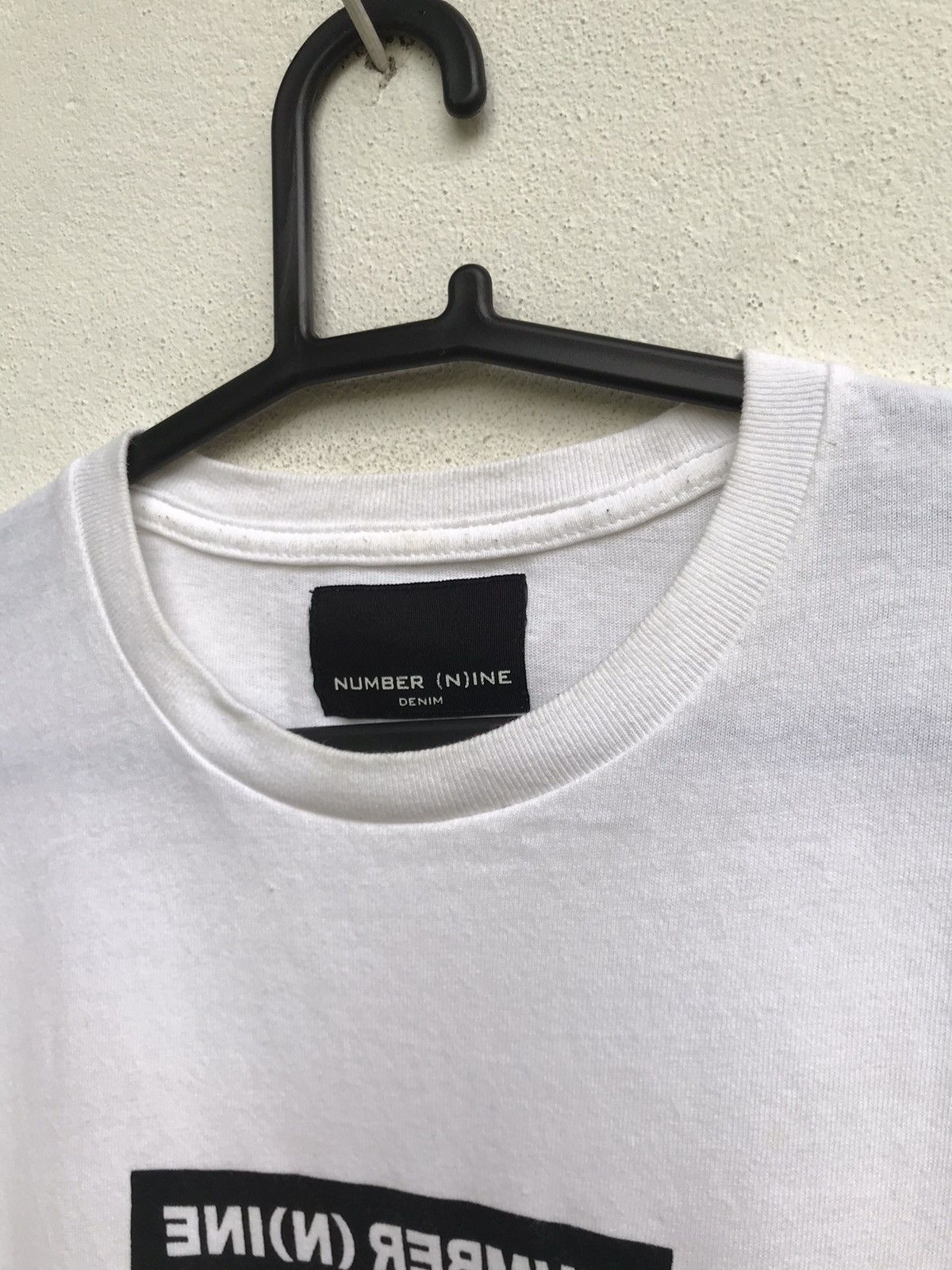 Number (N)ine Number (N)ine Reverse Box Logo Tee Size US XS / EU 42 / 0 - 8 Thumbnail