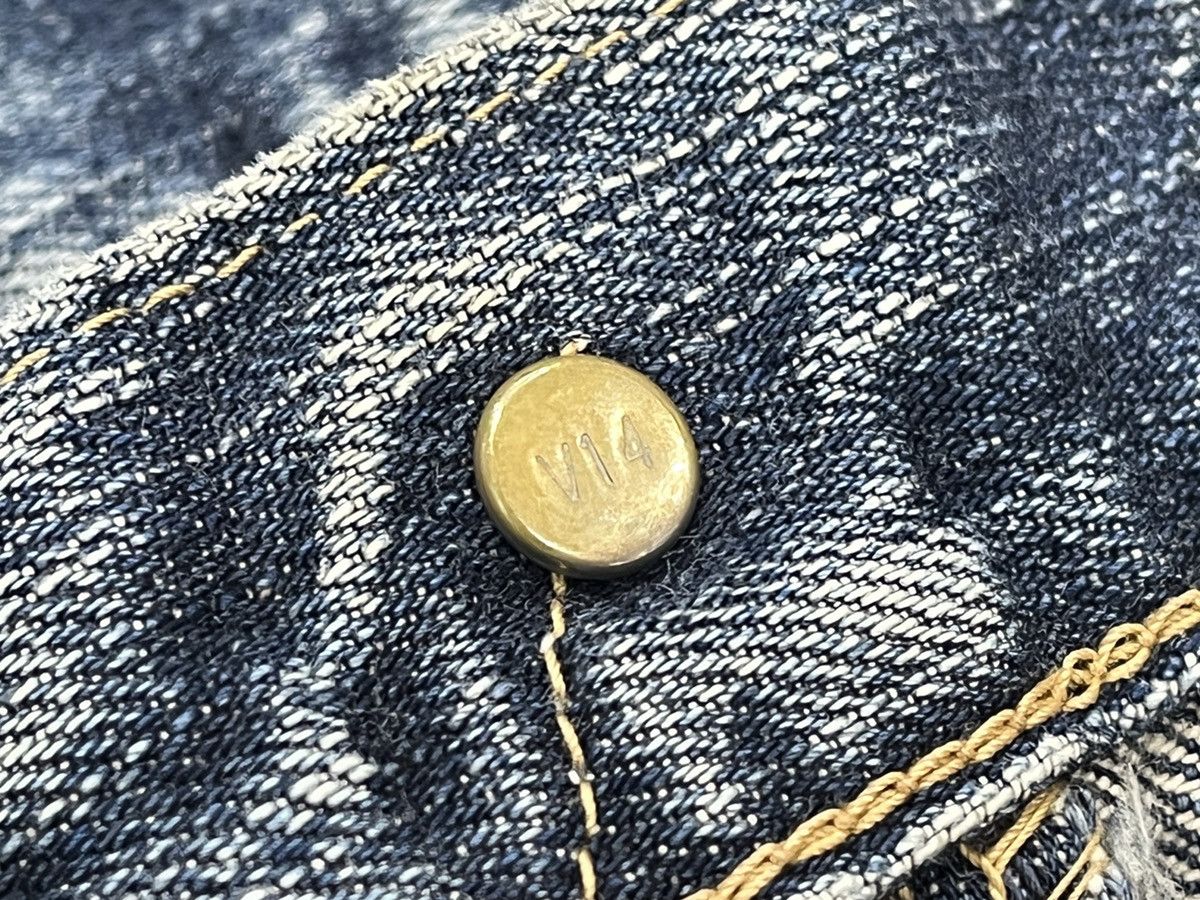 Levi's × Vintage Vintage LEVIS 510 Custom Skeleton Okagilly Patchworks Size US 34 / EU 50 - 6 Thumbnail