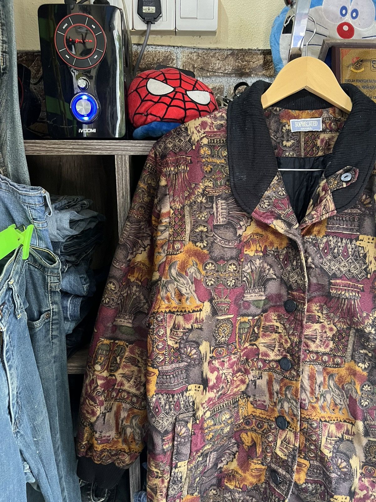 Japanese Brand 🔥Vintage Sophiscated Natural Quilted Jacket Size US L / EU 52-54 / 3 - 4 Thumbnail