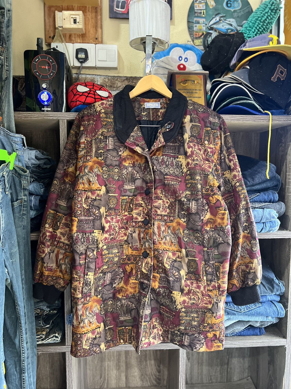 Japanese Brand 🔥Vintage Sophiscated Natural Quilted Jacket Size US L / EU 52-54 / 3 - 1 Thumbnail