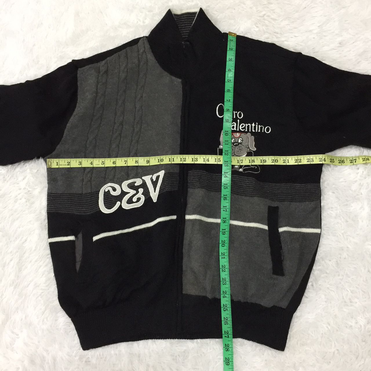 Japanese Brand Calro Valentino nice design jacket Size US L / EU 52-54 / 3 - 3 Thumbnail