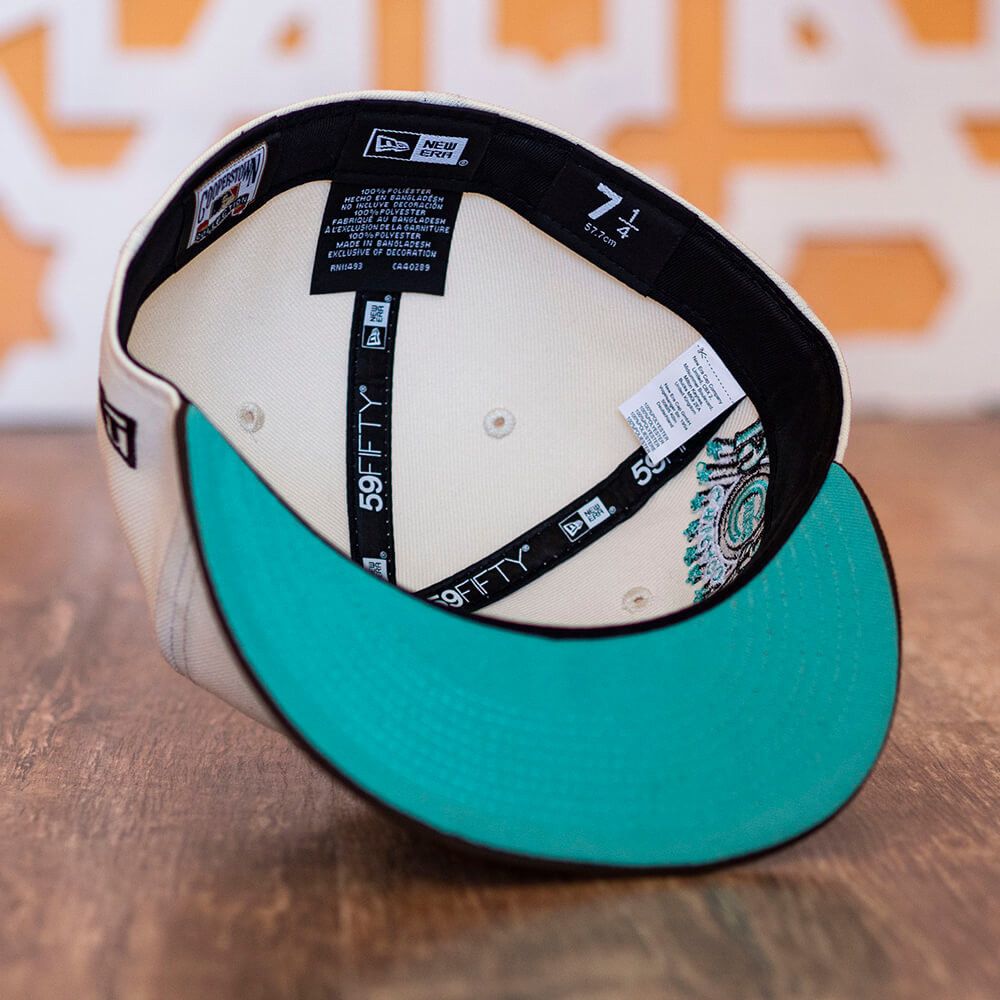 MLB × New Era White Brown Mint Chicago Cubs 7 1/8 Two 2 Tone 1990 ASG Fam Size ONE SIZE - 10 Thumbnail