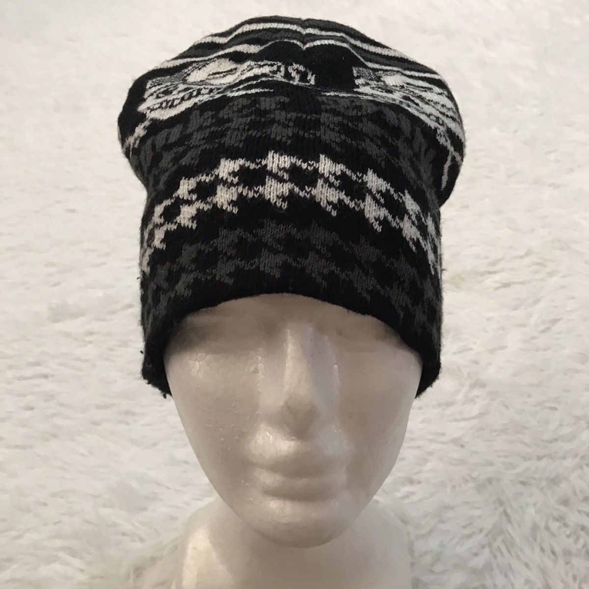 Japanese Brand Printed Bunker Mentality Snow Cap/Beanie Hat Size ONE SIZE - 4 Thumbnail