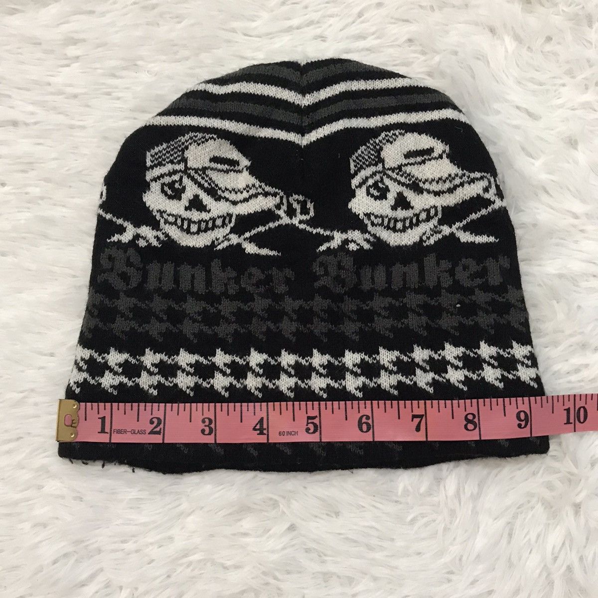 Japanese Brand Printed Bunker Mentality Snow Cap/Beanie Hat Size ONE SIZE - 7 Thumbnail