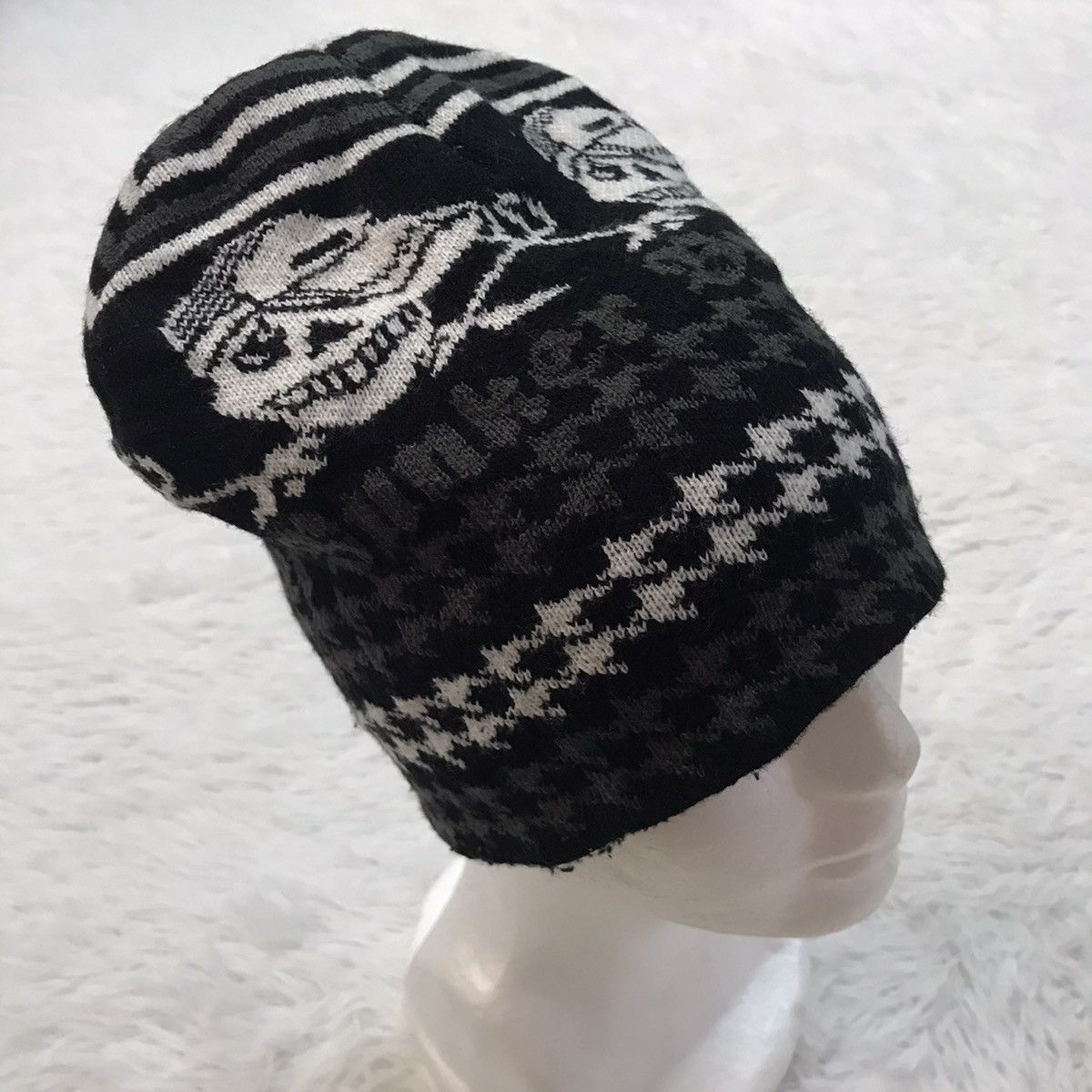 Japanese Brand Printed Bunker Mentality Snow Cap/Beanie Hat Size ONE SIZE - 2 Thumbnail
