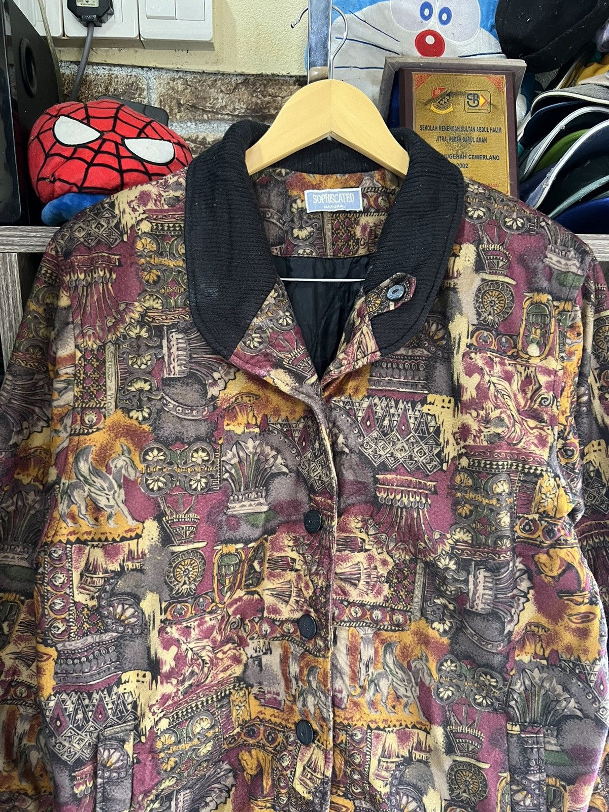 Japanese Brand 🔥Vintage Sophiscated Natural Quilted Jacket Size US L / EU 52-54 / 3 - 5 Thumbnail