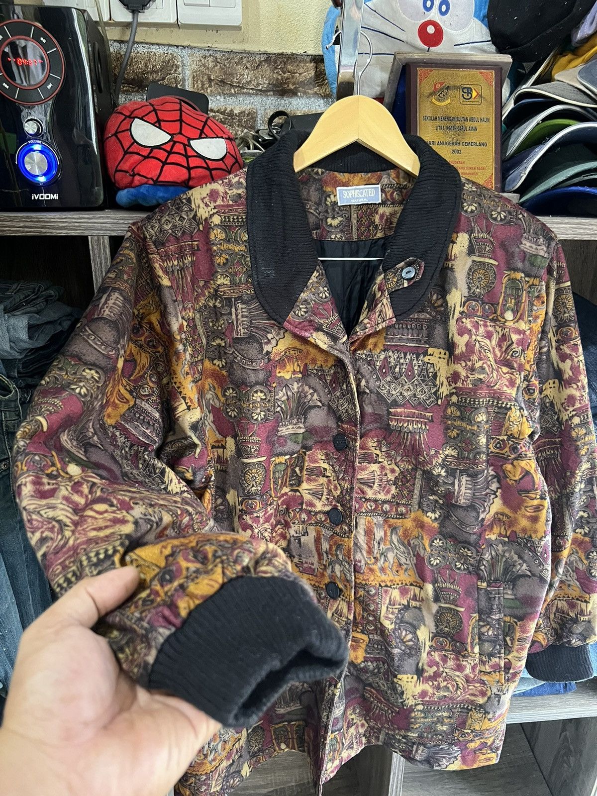 Japanese Brand 🔥Vintage Sophiscated Natural Quilted Jacket Size US L / EU 52-54 / 3 - 8 Thumbnail