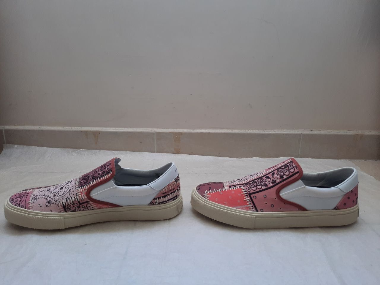 Amiri *New* Reconstructed Bandana Paisley Slip On Sneakers Size US 9 / EU 42 - 4 Thumbnail