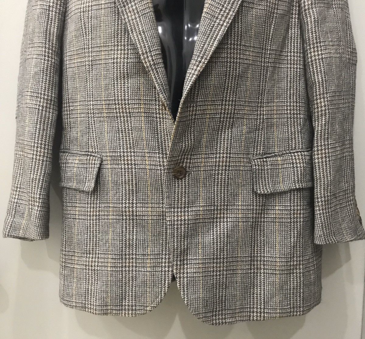 Burberry × Vintage VINTAGE BURBERRYS PLAID PATTERN BLAZER COAT Size 38R - 4 Thumbnail