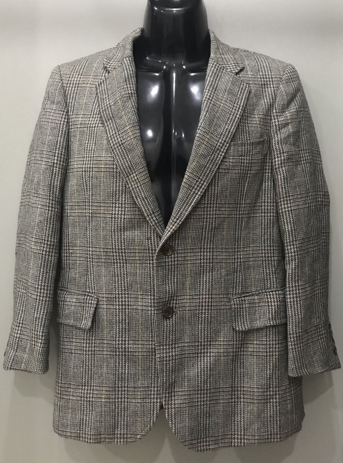 Burberry × Vintage VINTAGE BURBERRYS PLAID PATTERN BLAZER COAT Size 38R - 1 Thumbnail