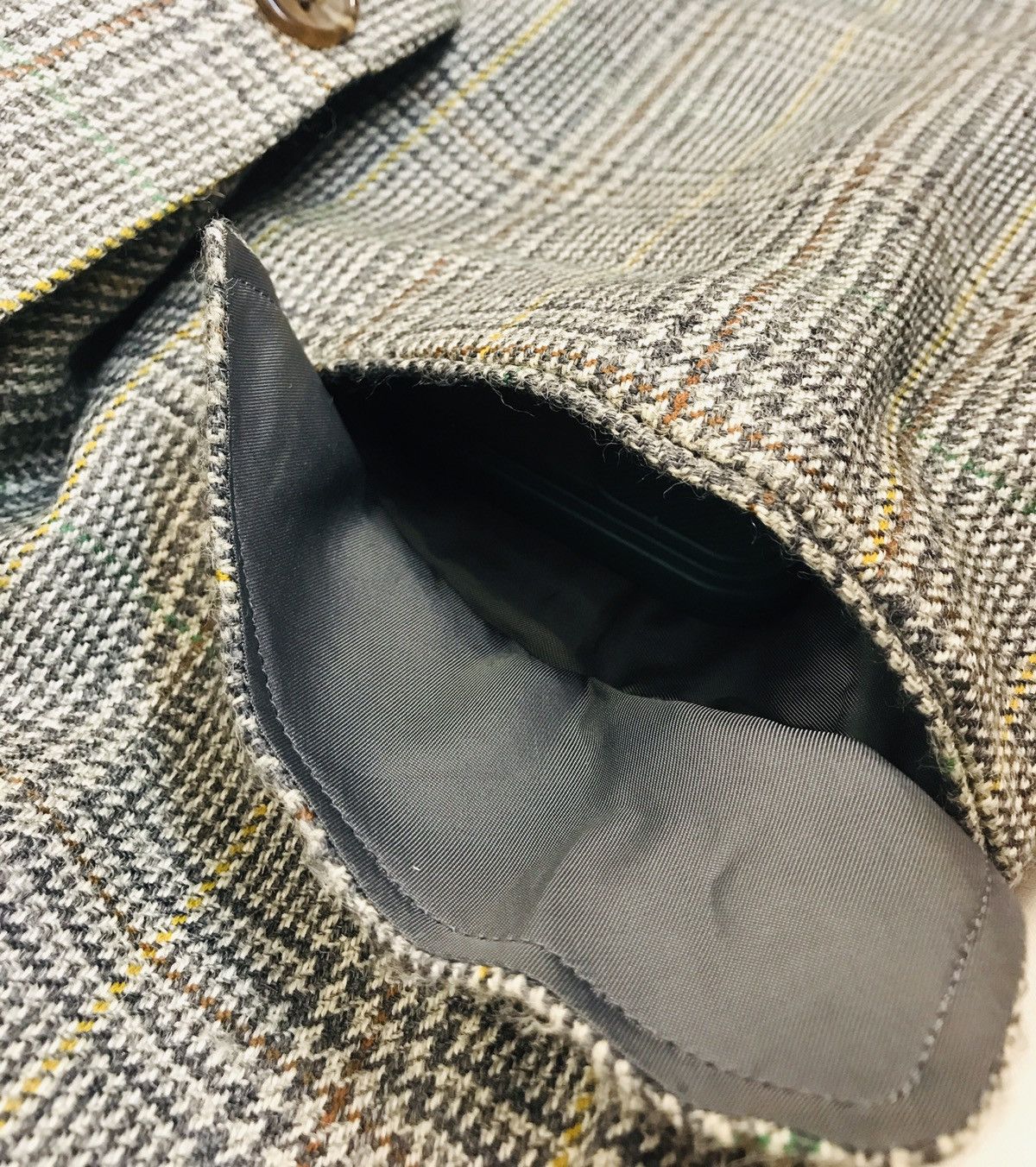 Burberry × Vintage VINTAGE BURBERRYS PLAID PATTERN BLAZER COAT Size 38R - 11 Thumbnail
