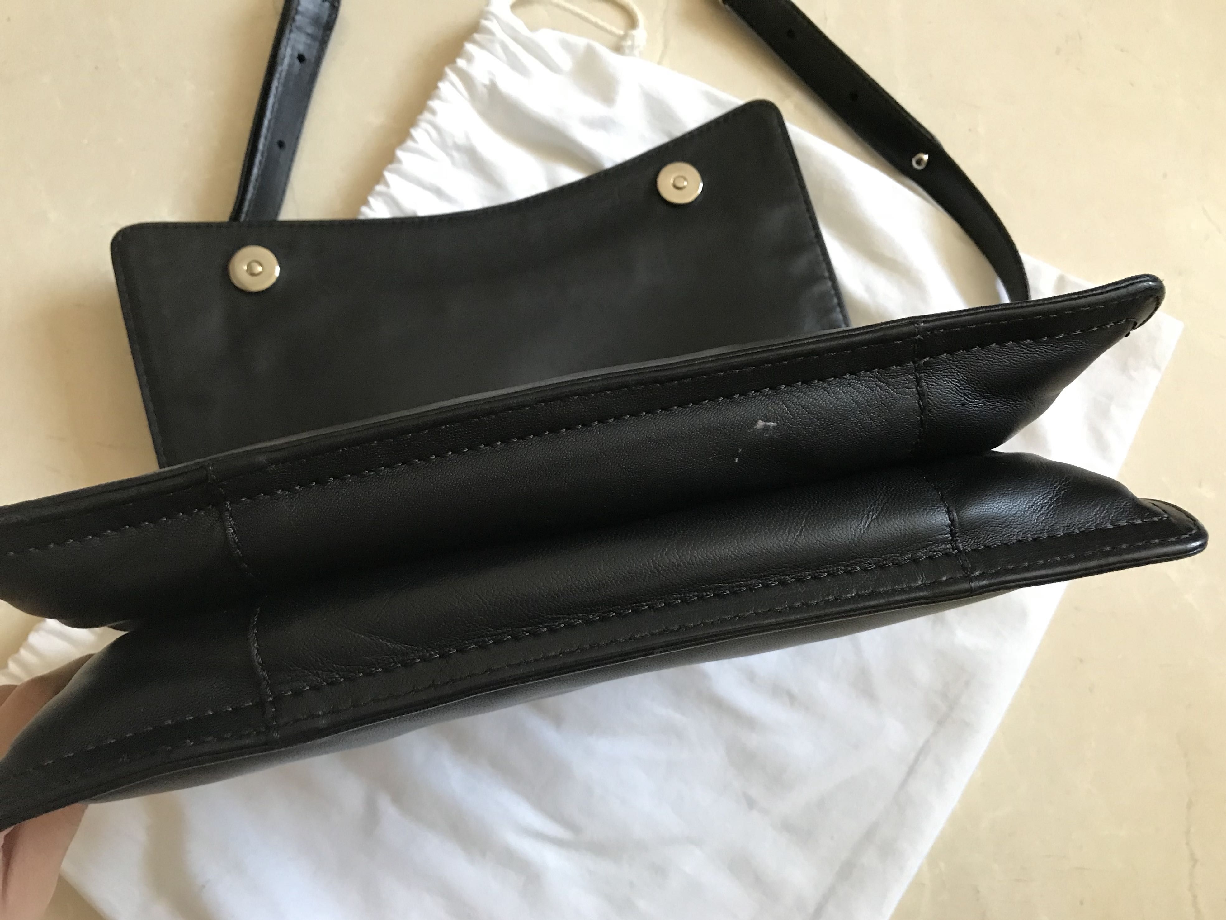 Maison Margiela Maison Margiela MMM black leather shoulder bag Size ONE SIZE - 6 Thumbnail