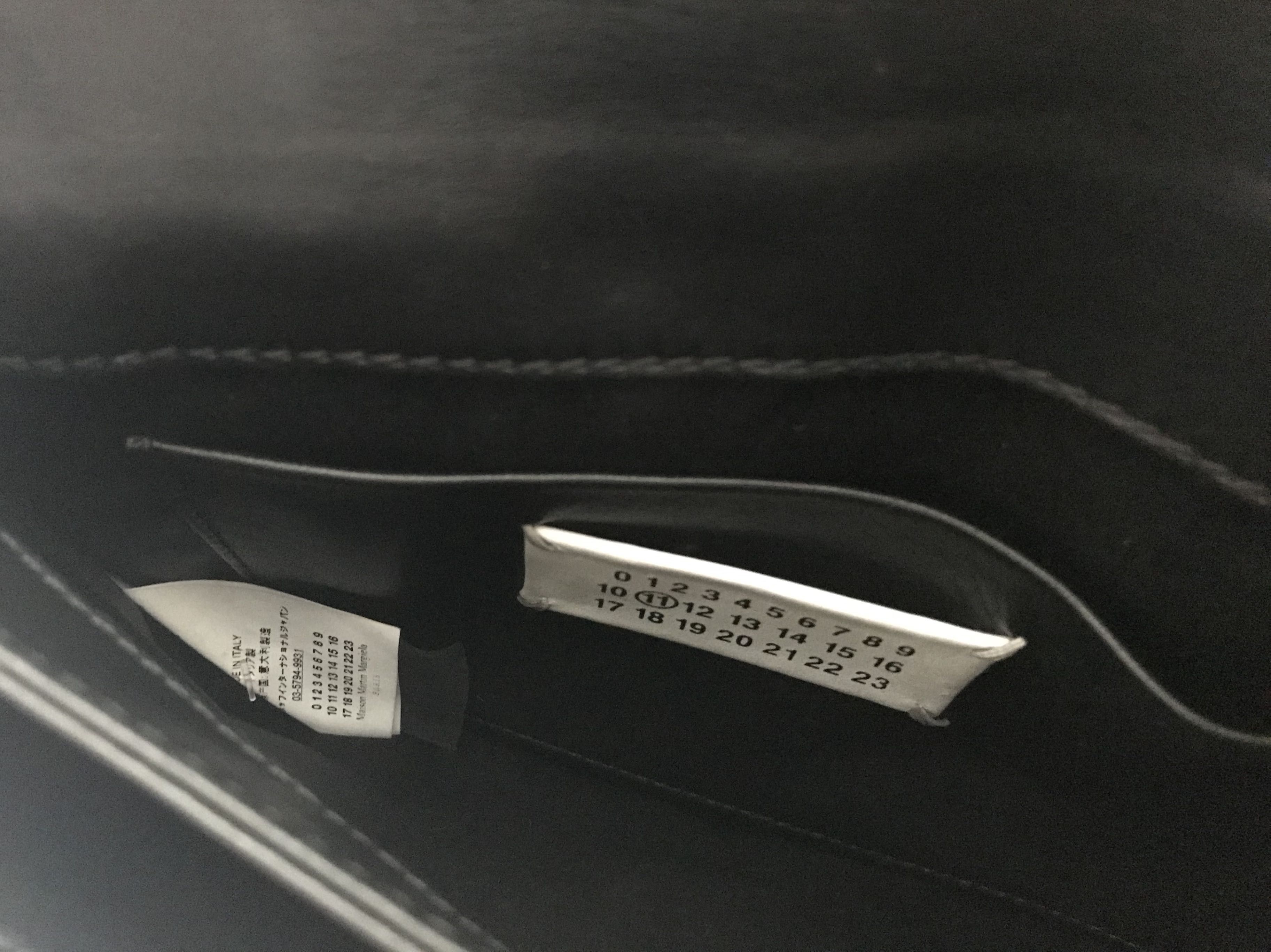 Maison Margiela Maison Margiela MMM black leather shoulder bag Size ONE SIZE - 8 Thumbnail