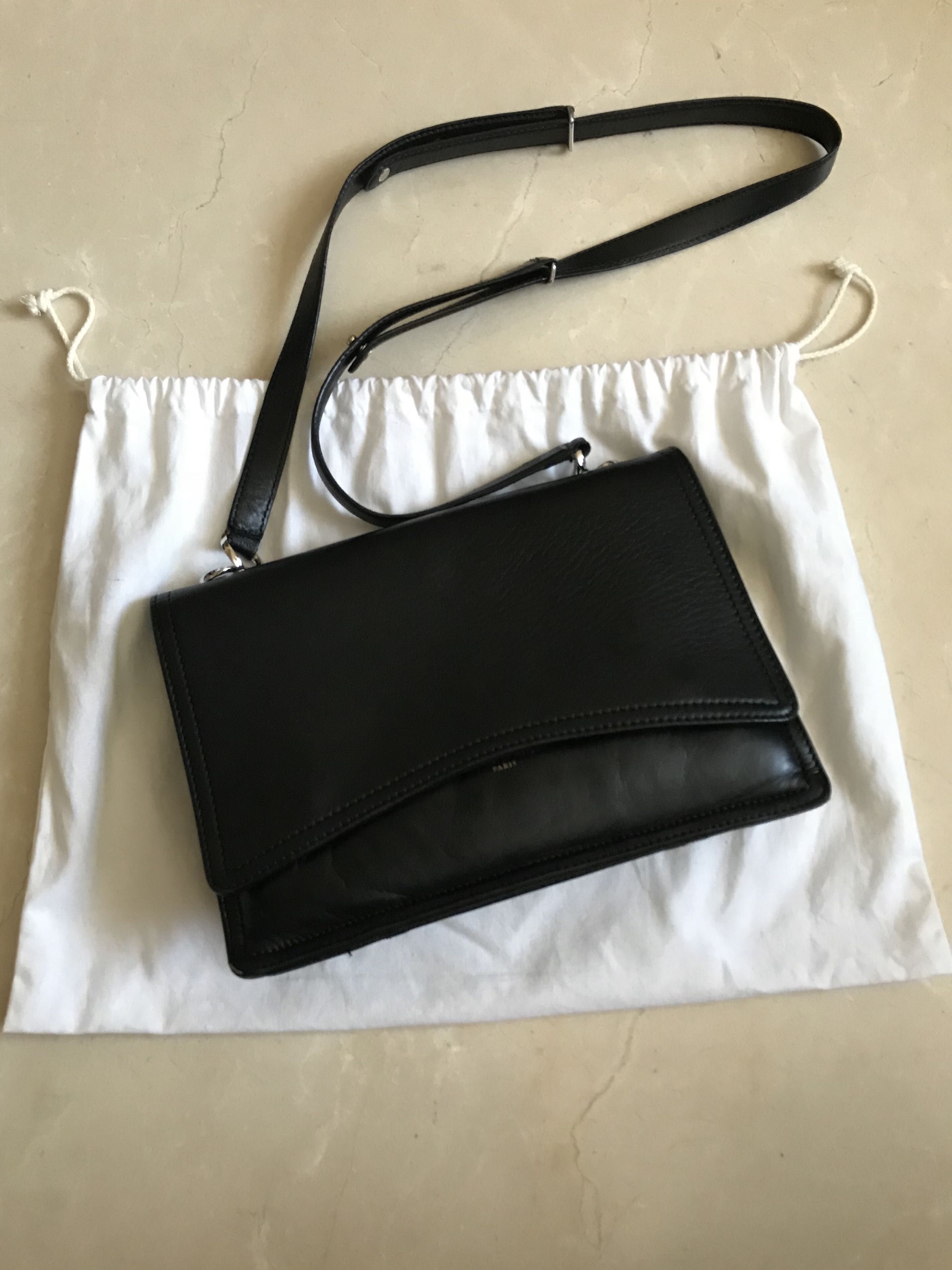 Maison Margiela Maison Margiela MMM black leather shoulder bag Size ONE SIZE - 4 Thumbnail