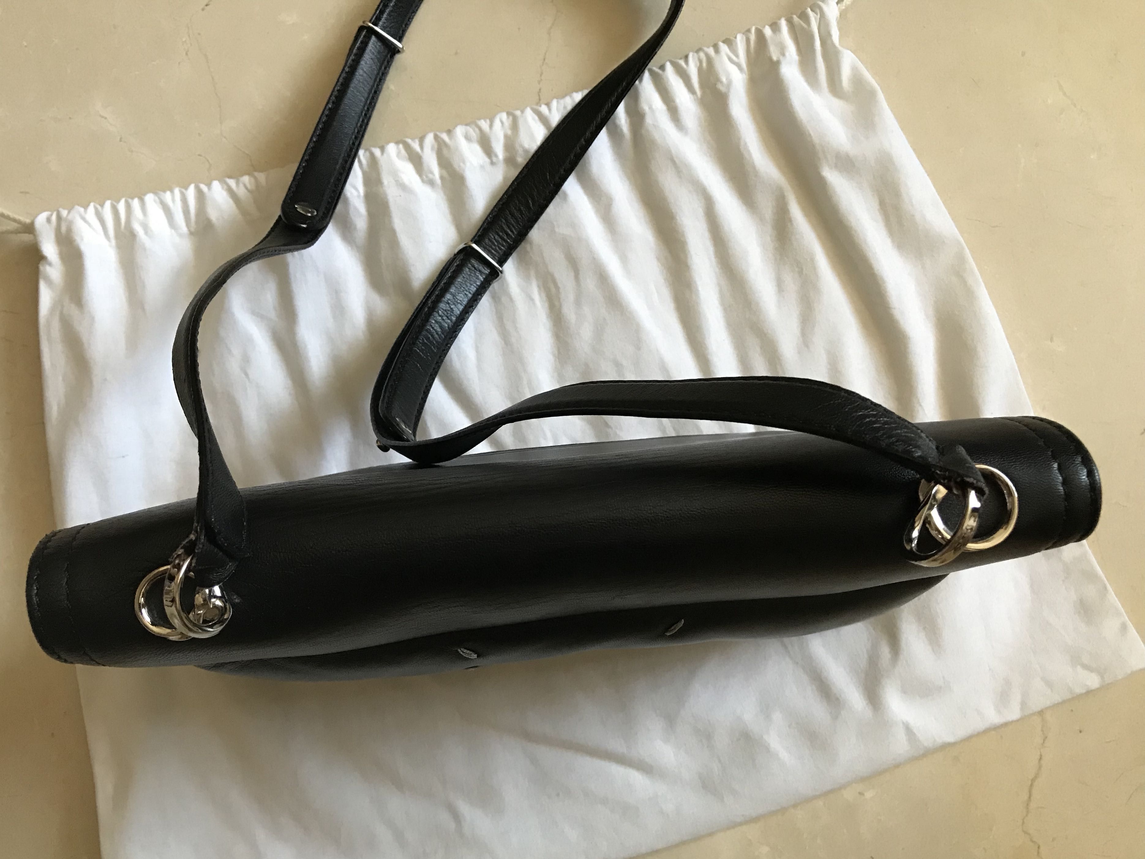 Maison Margiela Maison Margiela MMM black leather shoulder bag Size ONE SIZE - 5 Thumbnail